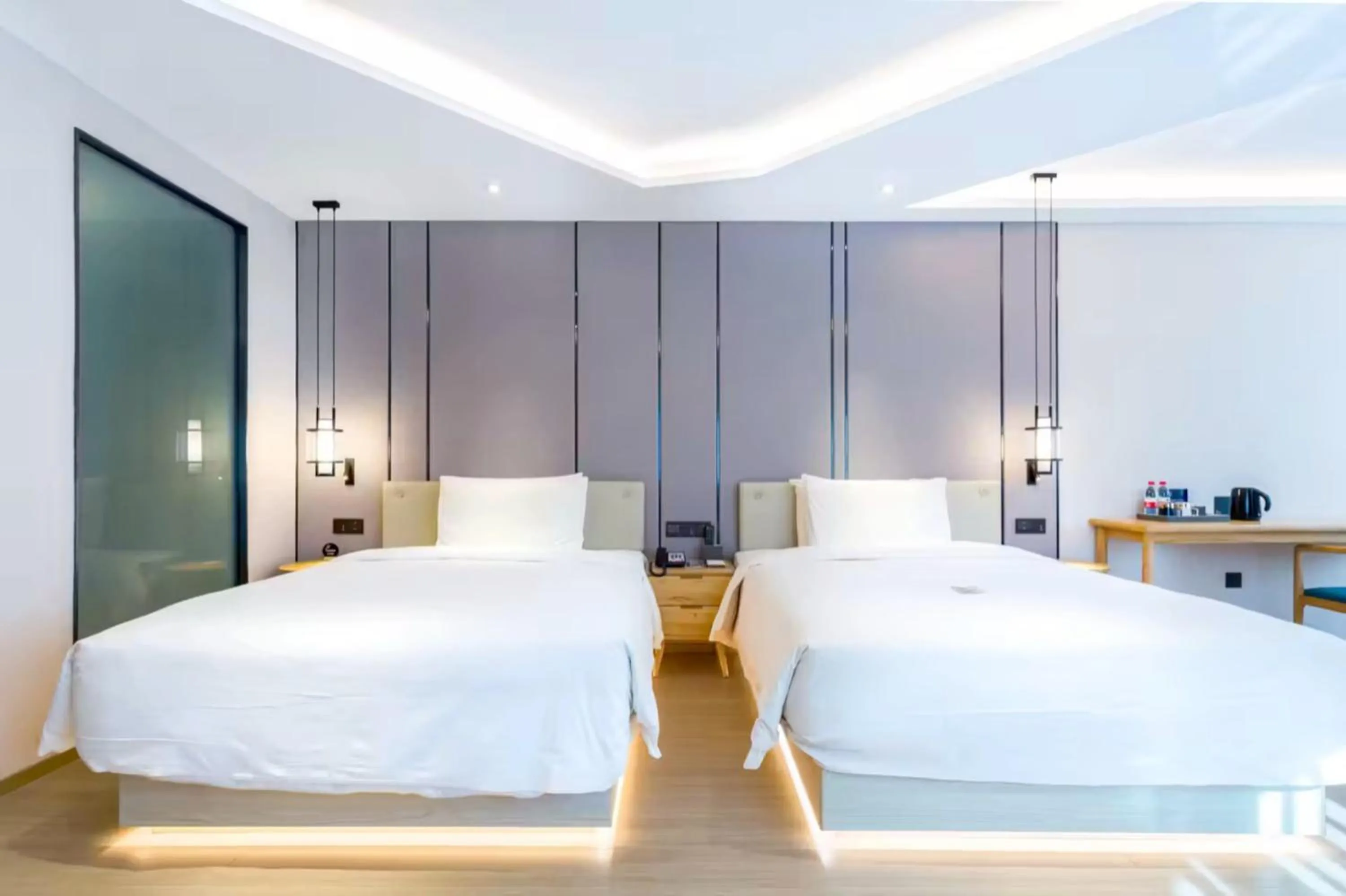 Bed in Atour Hotel Beijing Fuxingmen