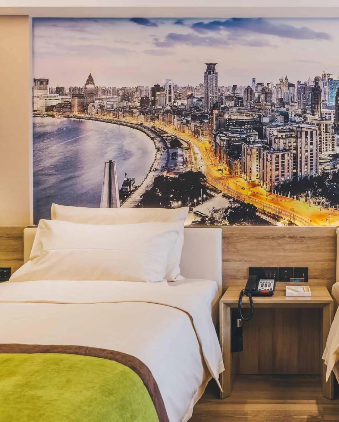 Bed in Atour Hotel Shanghai Lujiazui Babaiban