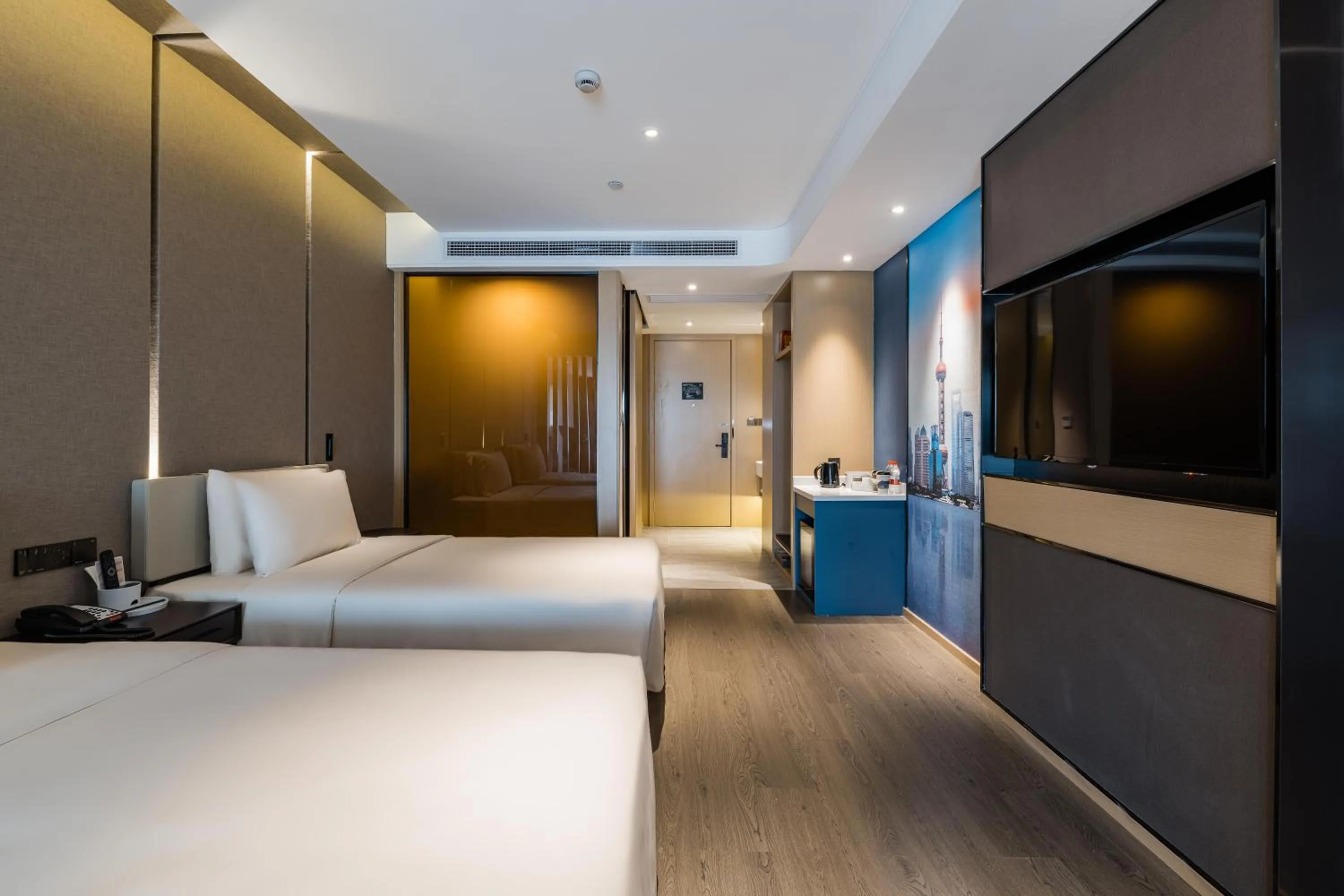 TV and multimedia, Bed in Atour Hotel Shanghai New International Expo Center Maglev Station