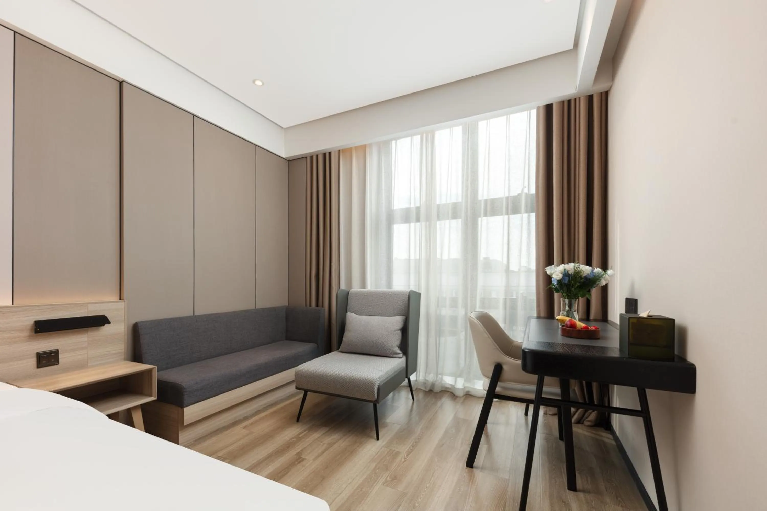 Living room in Atour Hotel Shanghai Hongqiao Korea Street