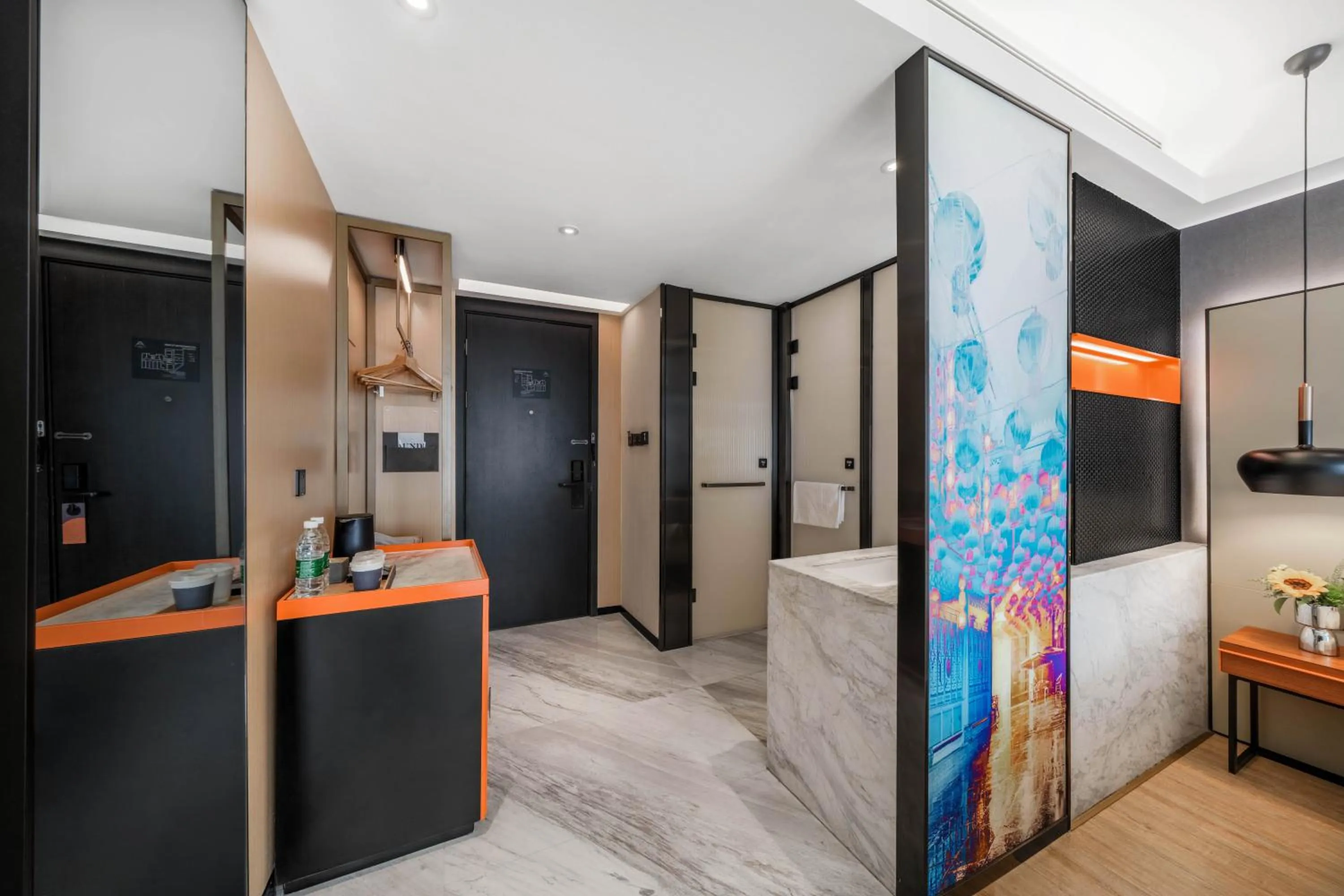 Bed in Atour S Hotel Chengdu Taikoo Li