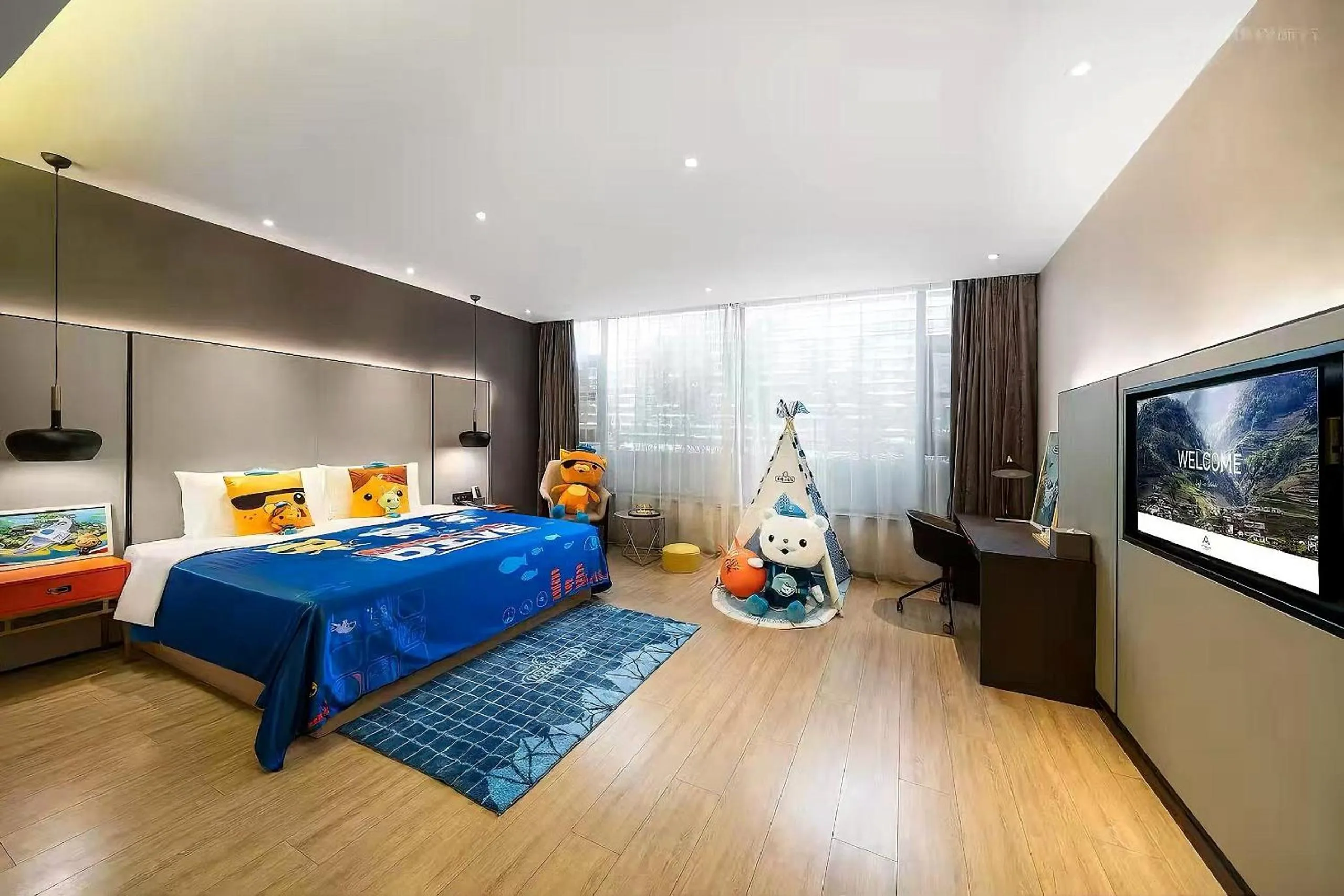 Bed in Atour S Hotel Chengdu Taikoo Li