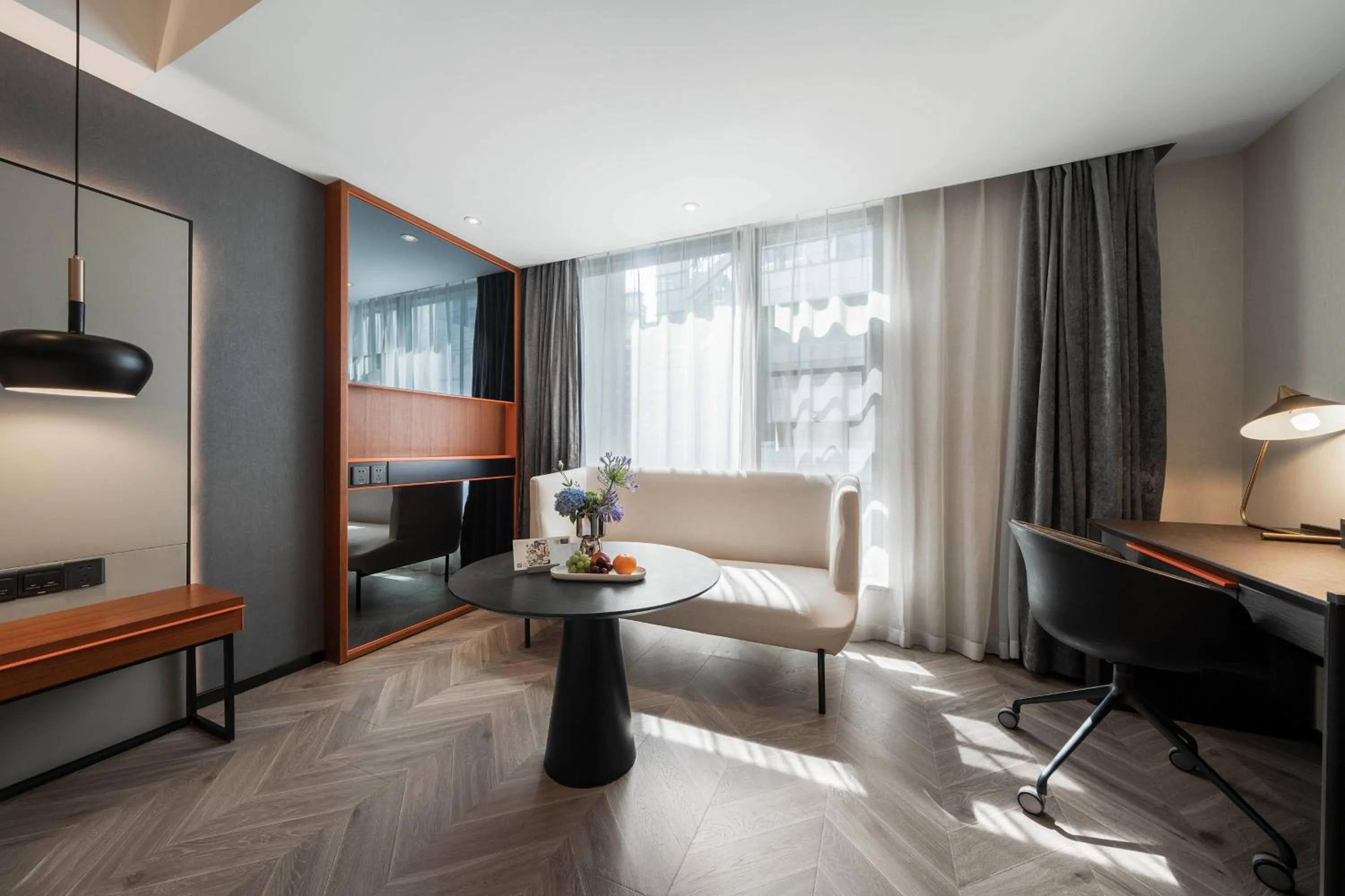 Bed in Atour S Hotel Chengdu Taikoo Li