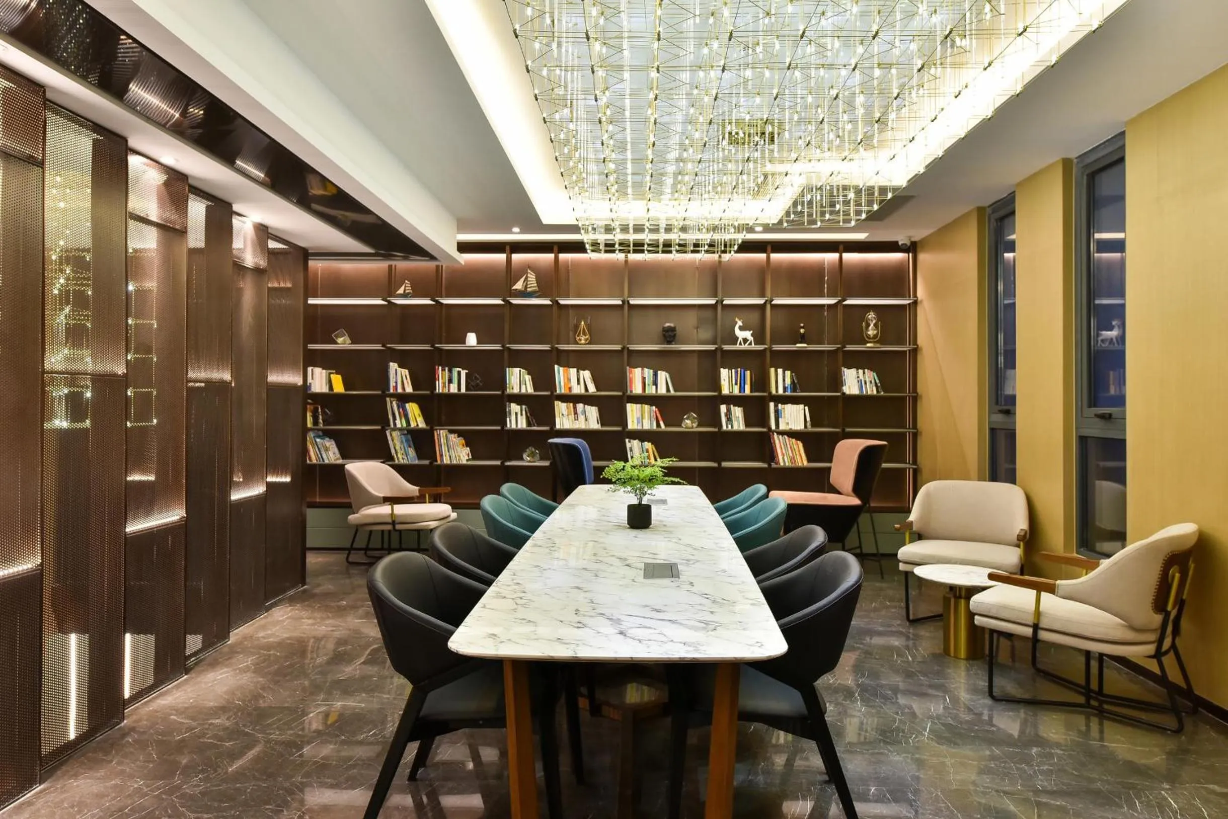 Seating area in Atour Hotel Beijing Chaoyangmen