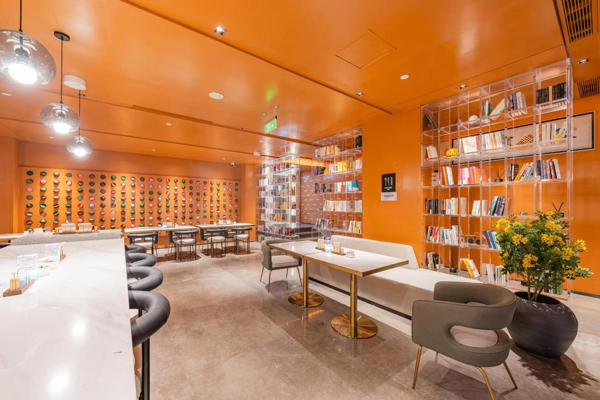 Seating area in Atour Hotel Beijing Tiananmen Wangfujing Pedestrian