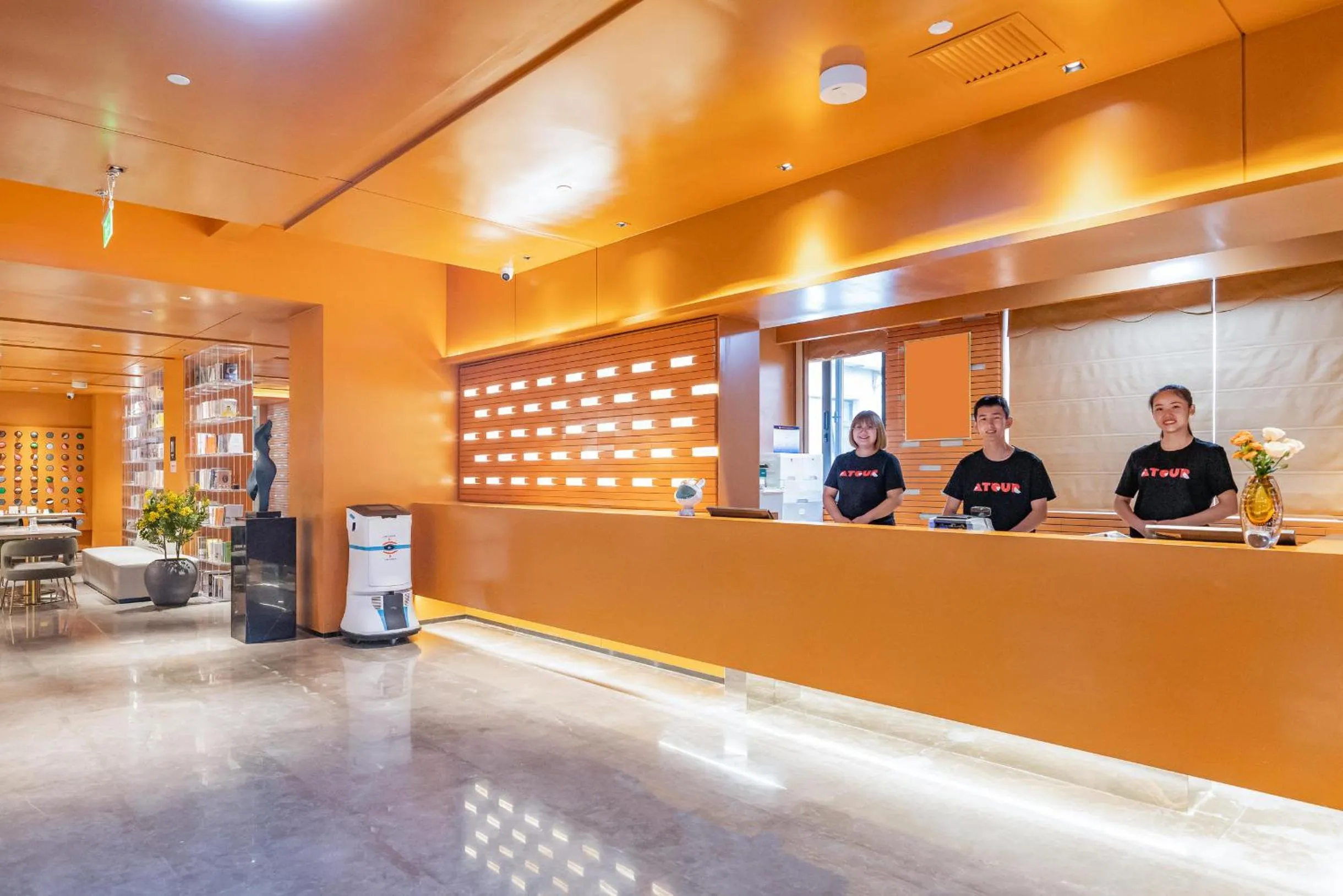 Lobby or reception in Atour Hotel Beijing Tiananmen Wangfujing Pedestrian