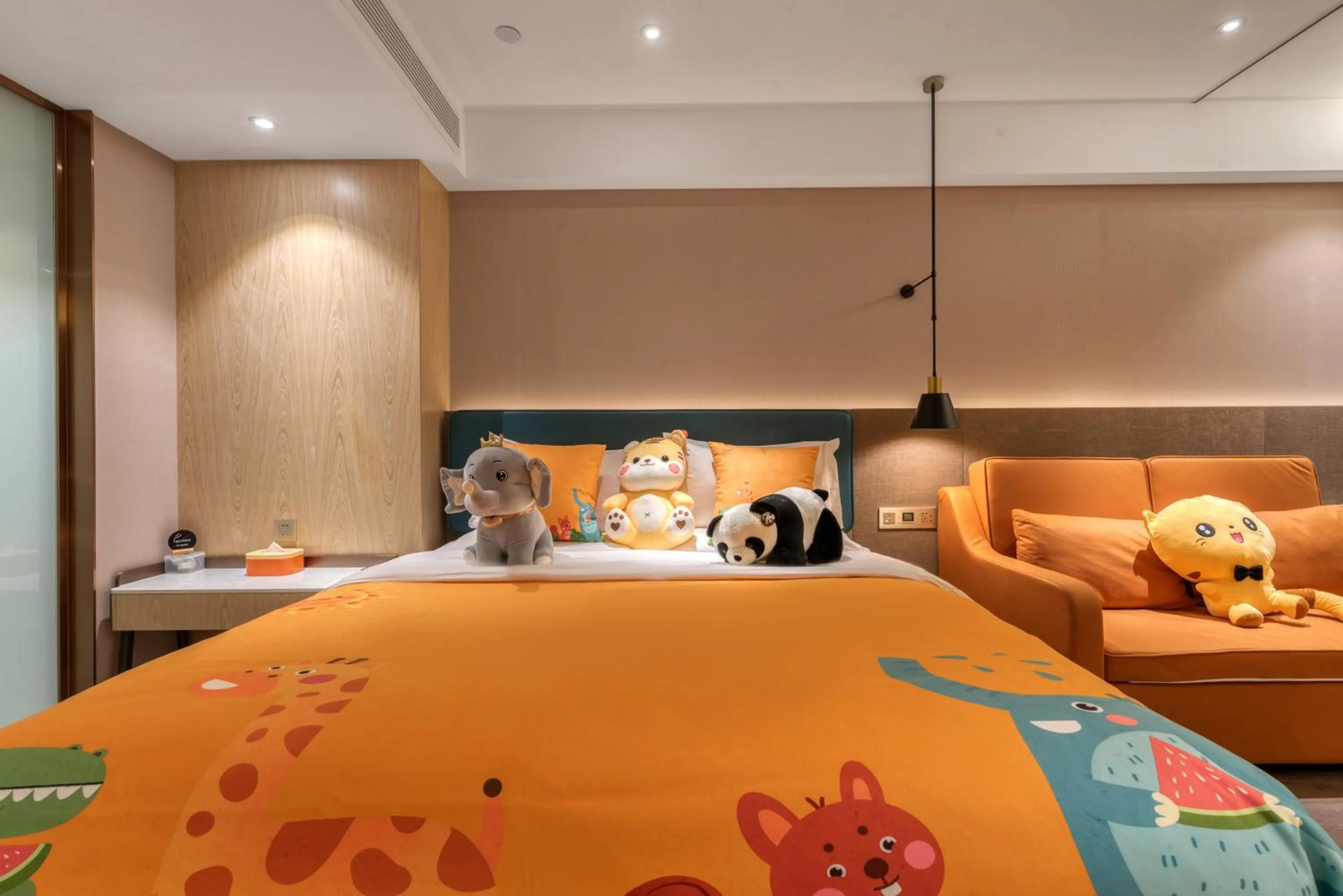 Bed in Atour X Hotel Harbin West Railway Station