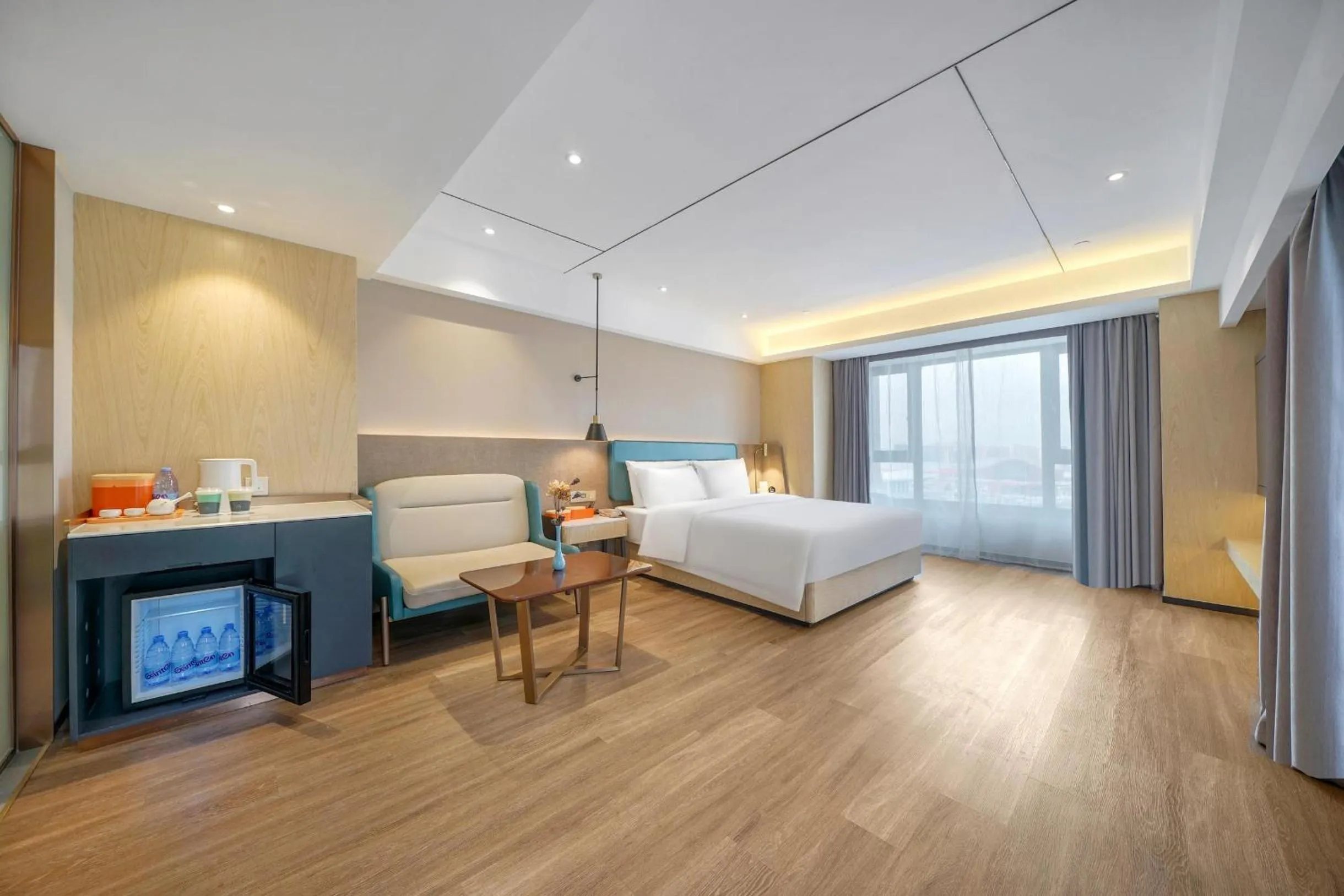 Bed in Atour X Hotel Harbin West Railway Station