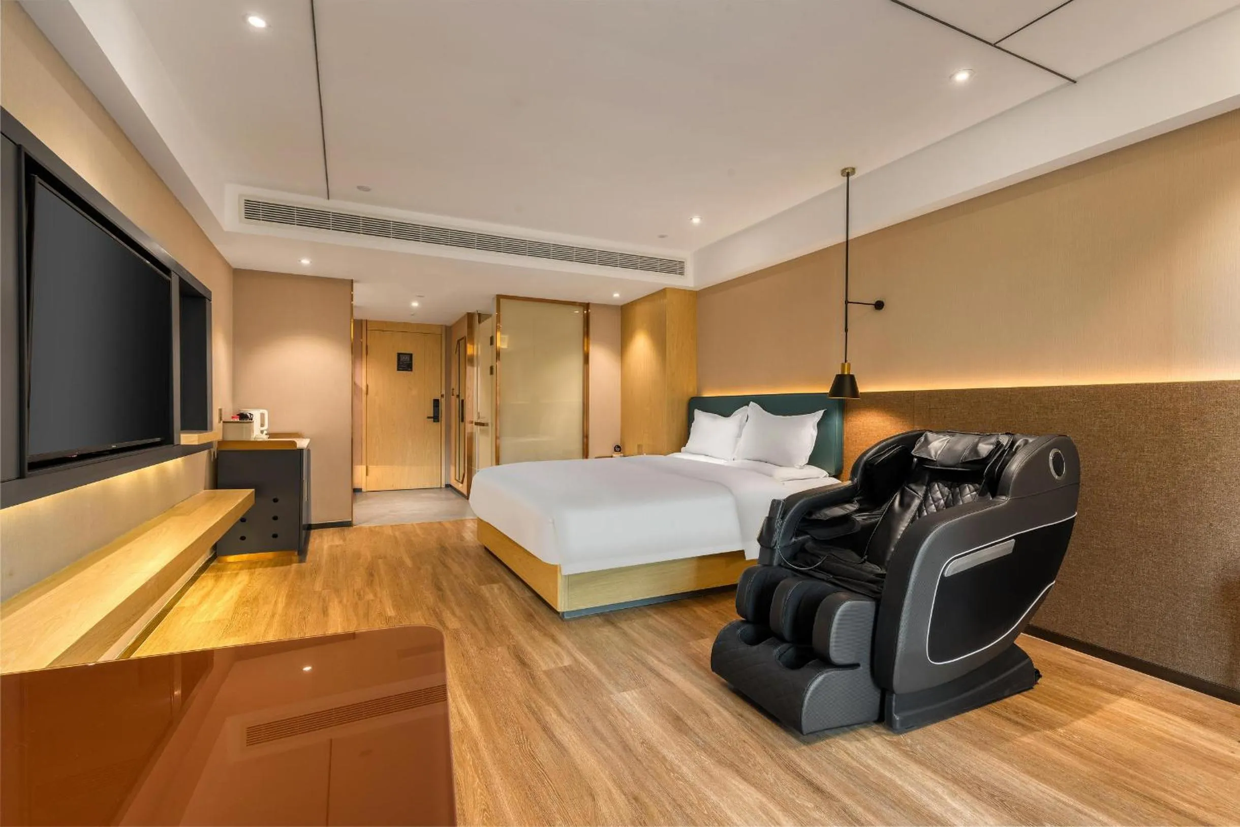 Bed in Atour X Hotel Harbin West Railway Station