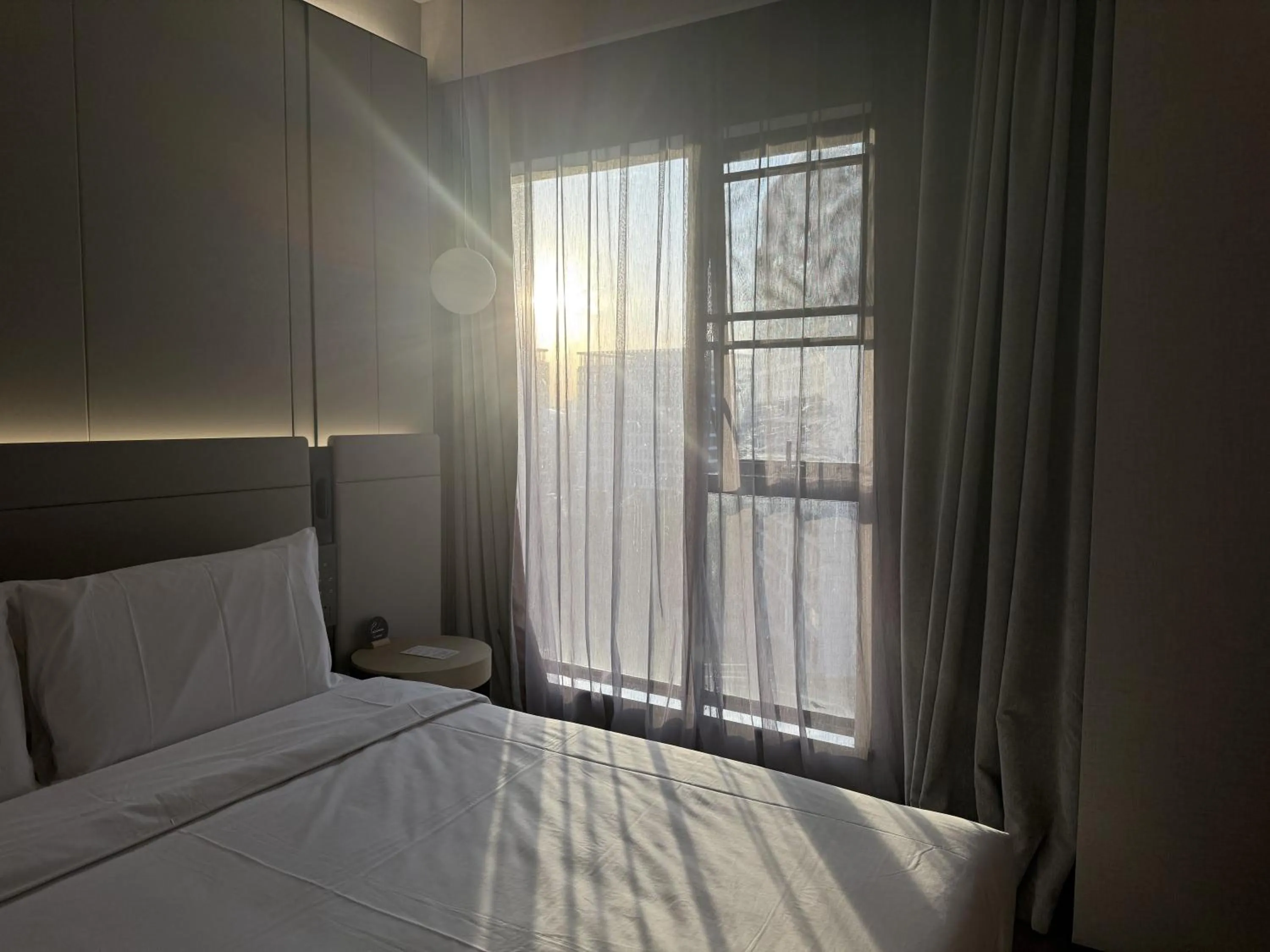 City view, Bed in Atour S Hotel Shanghai Lujiazui Expo Center