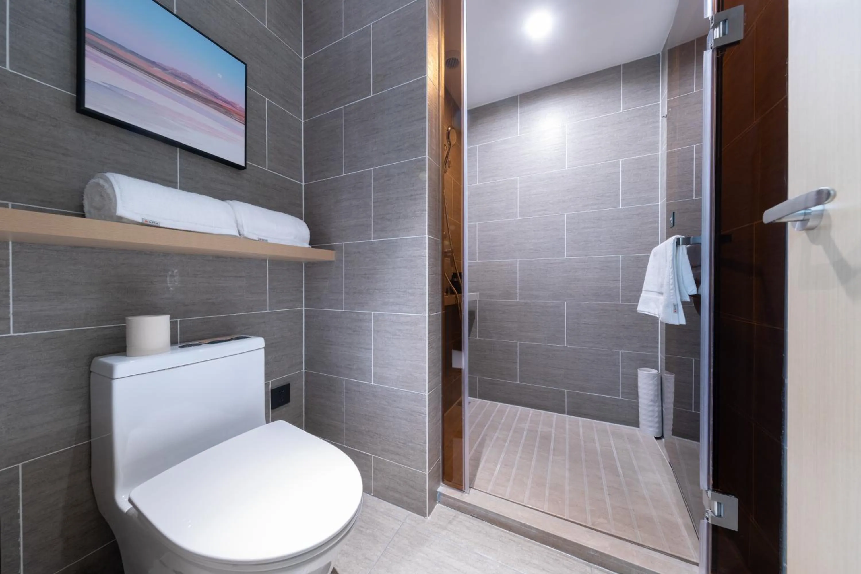 Toilet in Atour Hotel Suzhou Guanqian Street Leqiao Station