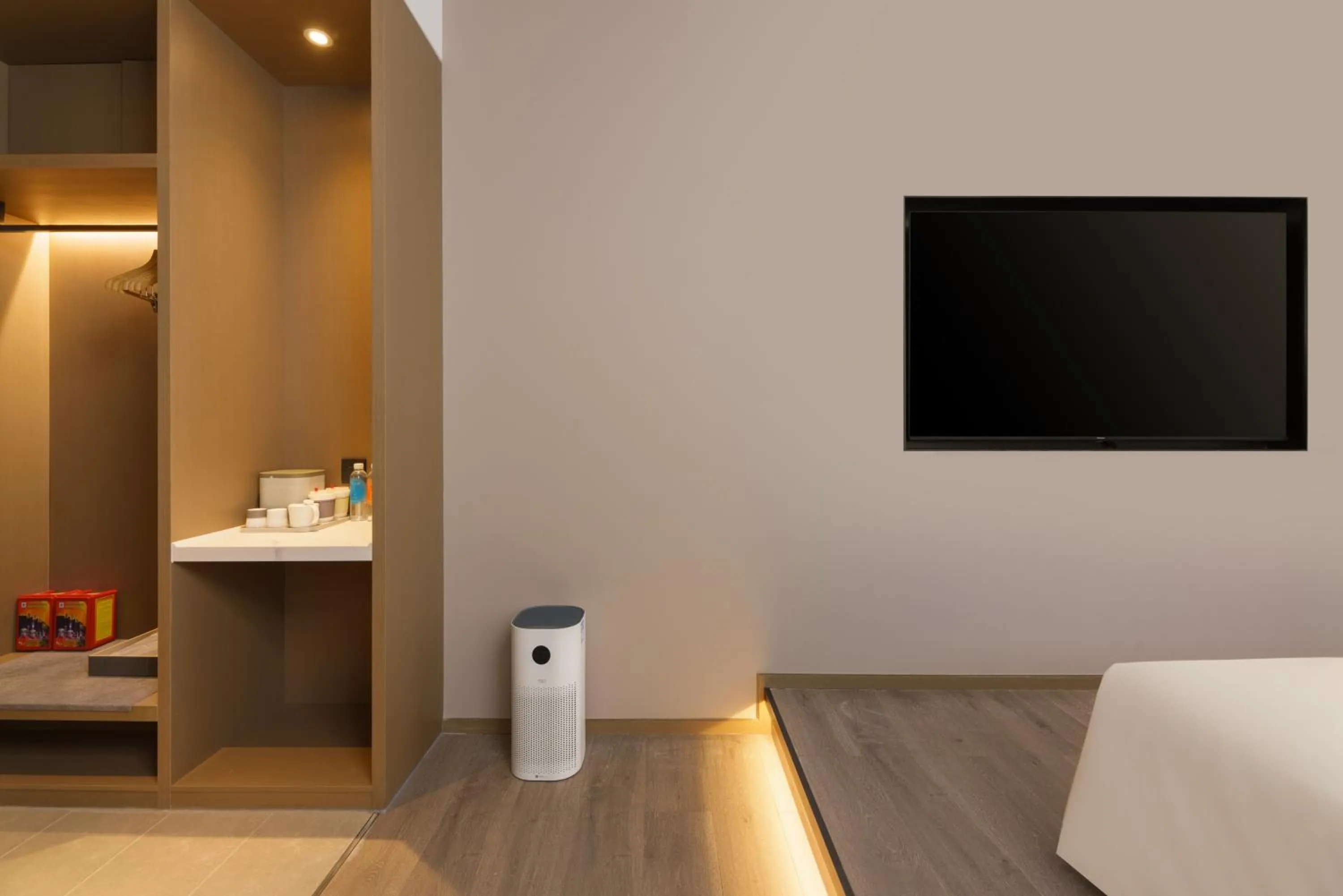 Bed in Atour Hotel Jinan West Railway Station