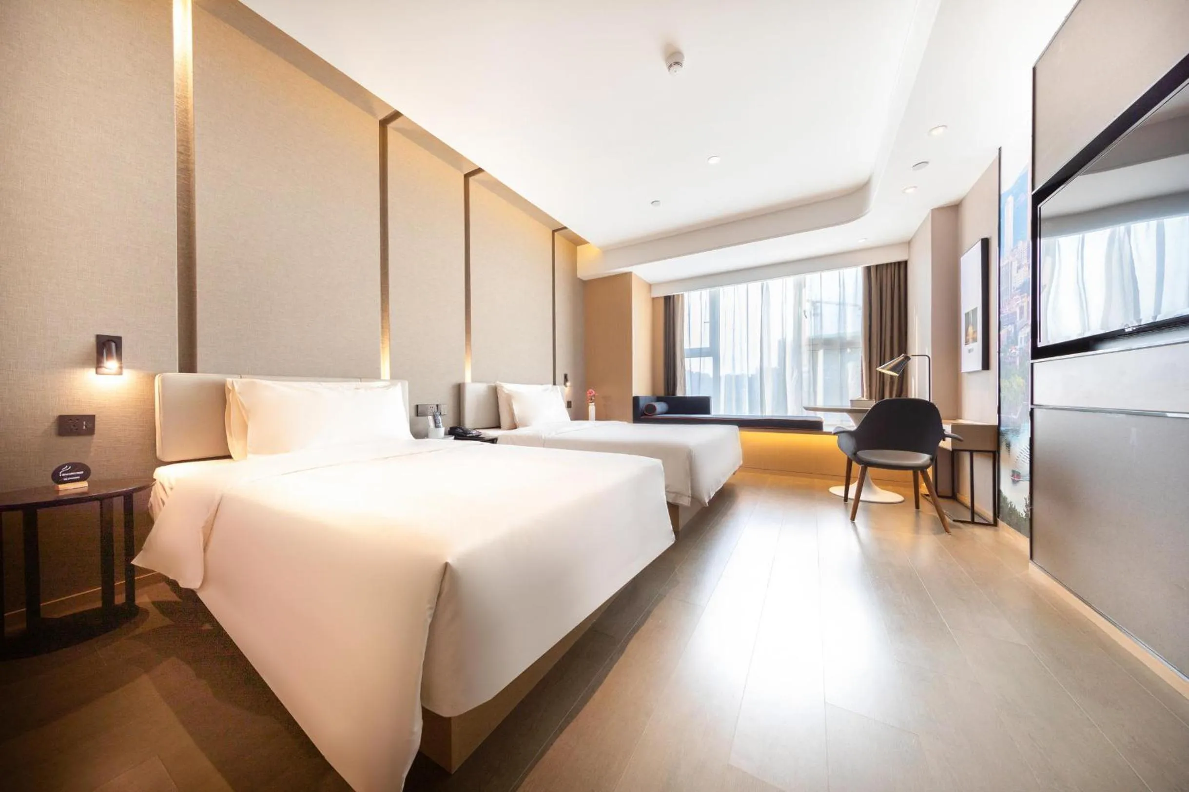 Bed in Atour Hotel South Jinan Industrial Road CBD