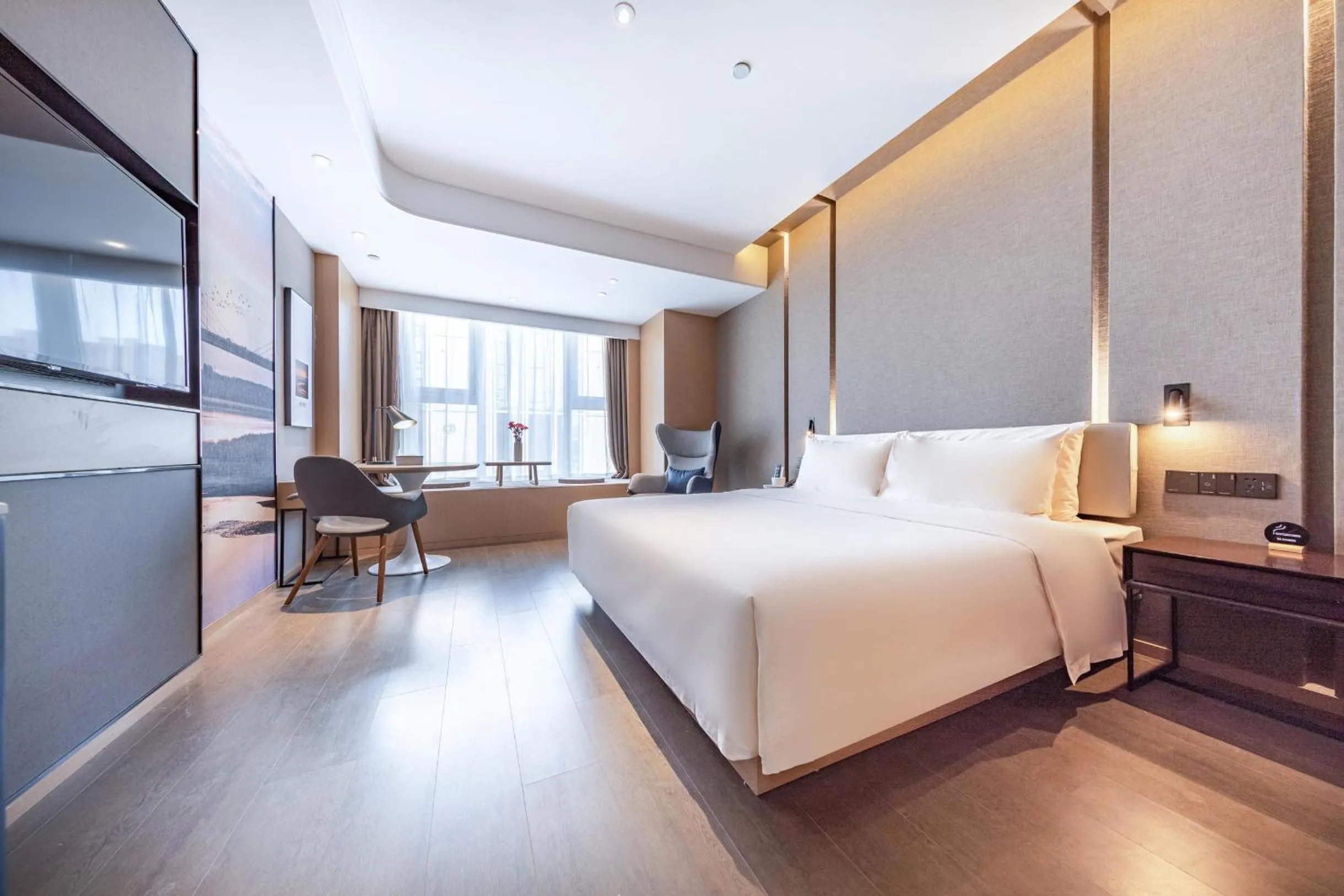 Bed in Atour Hotel South Jinan Industrial Road CBD