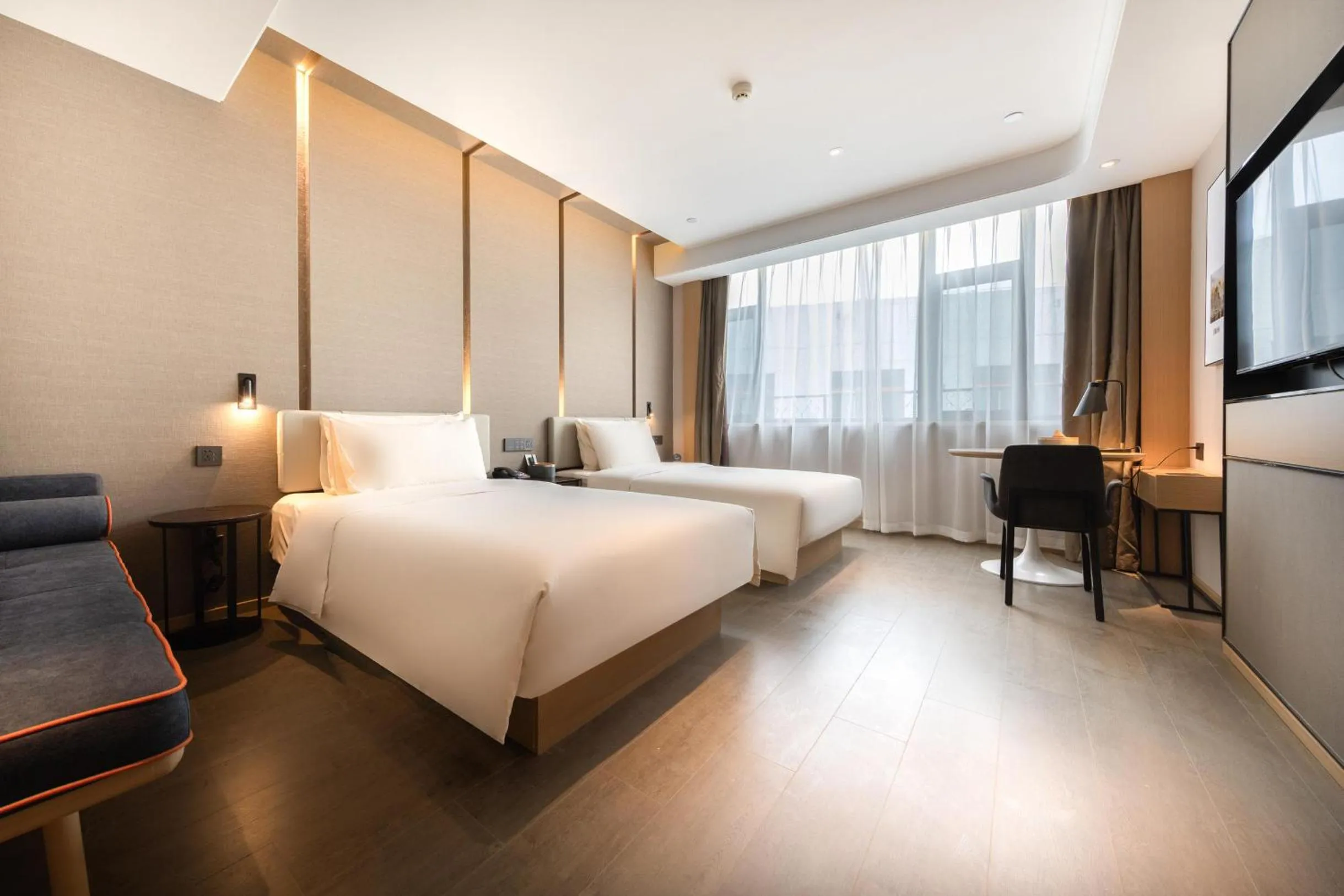 Bed in Atour S Hotel Jinan Baotu Spring