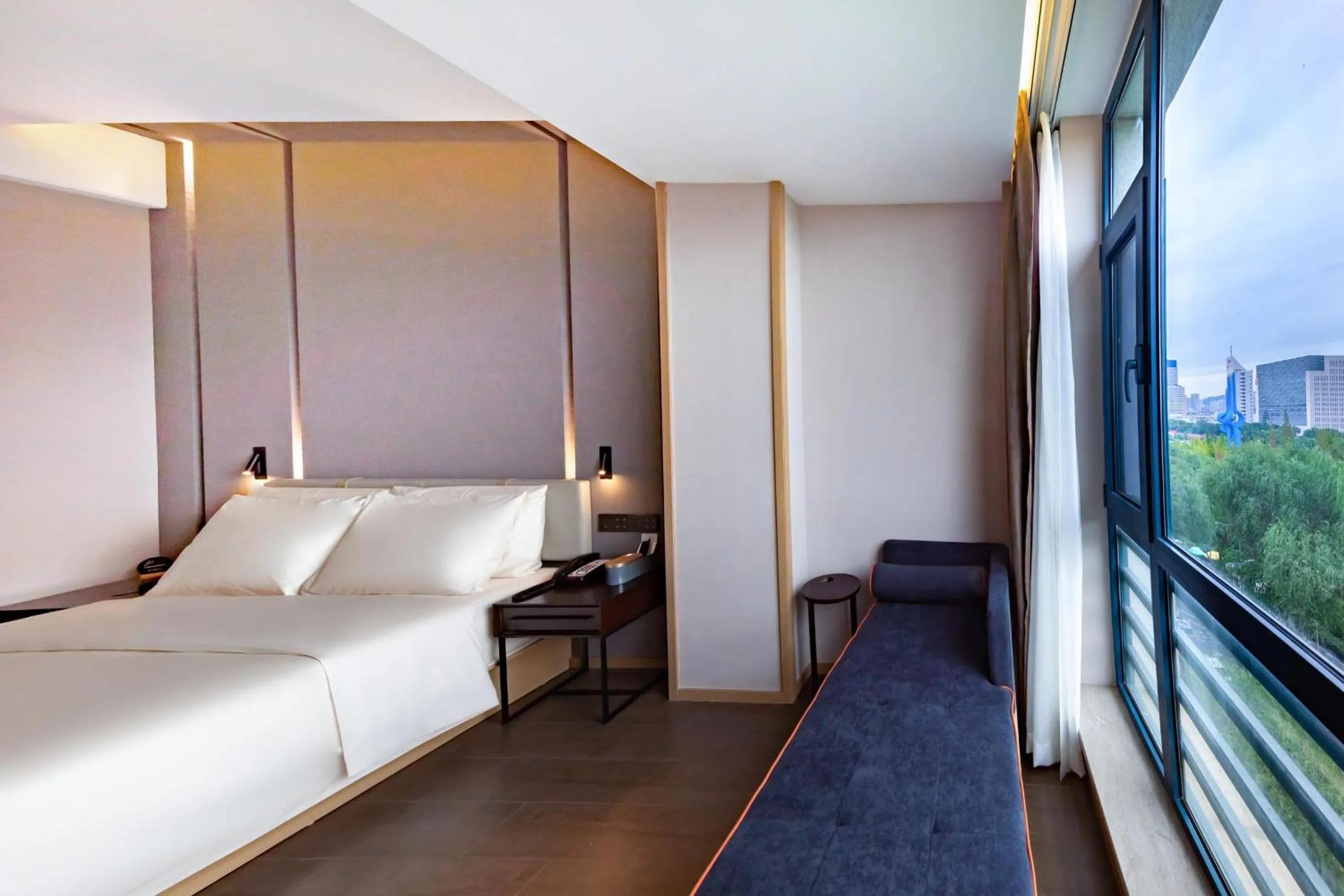 Bed in Atour S Hotel Jinan Baotu Spring