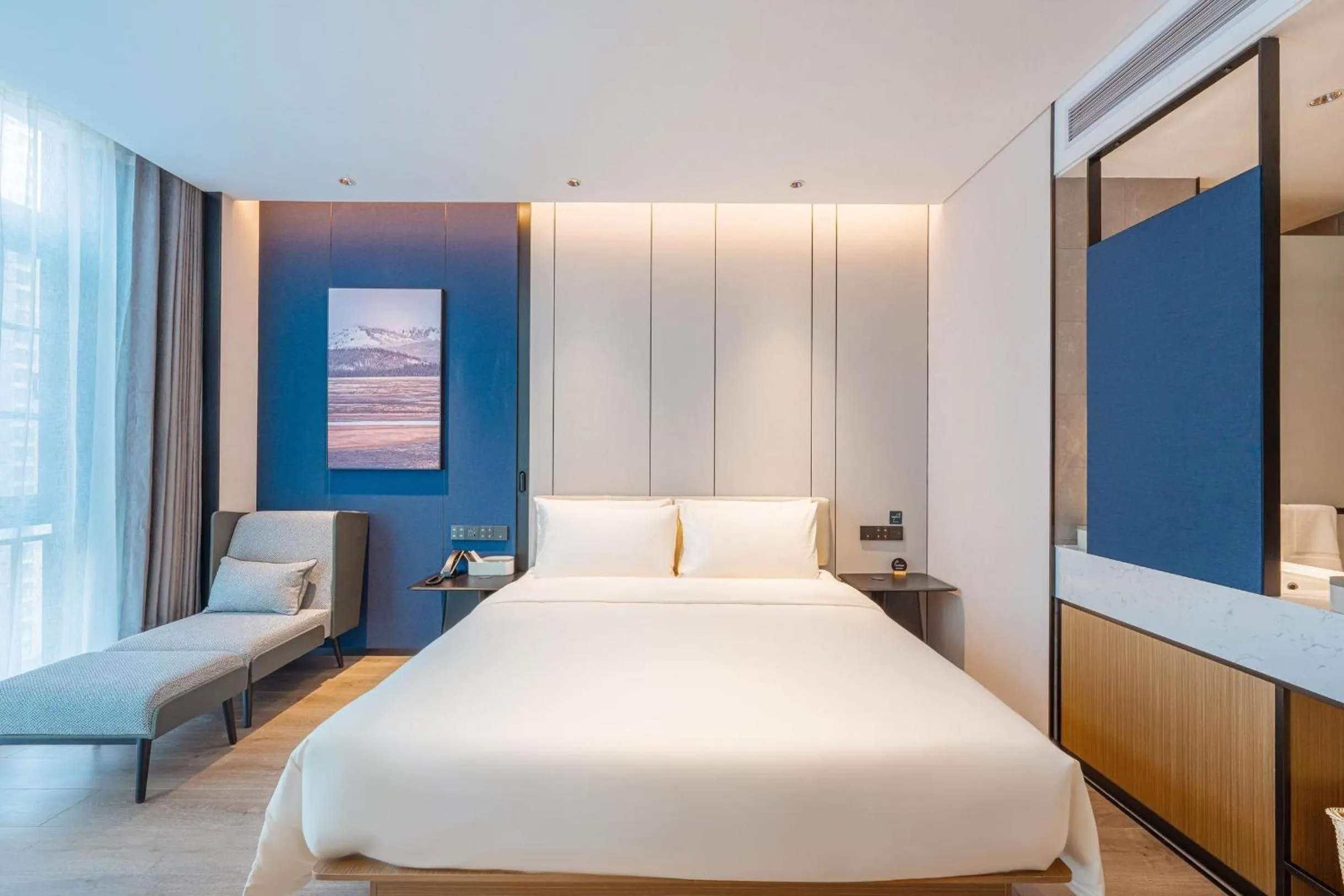 Bed in Atour Hotel Shenzhen Baoan Vanke Star City