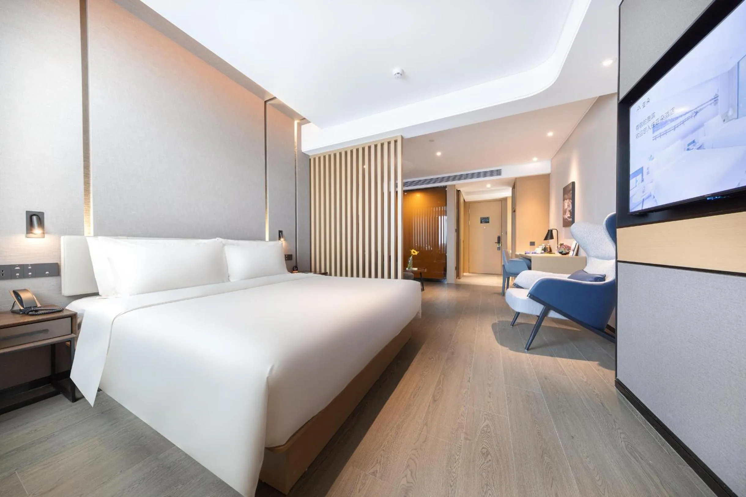 Bed in Atour Hotel Shenzhen Qianhai Baoan Center