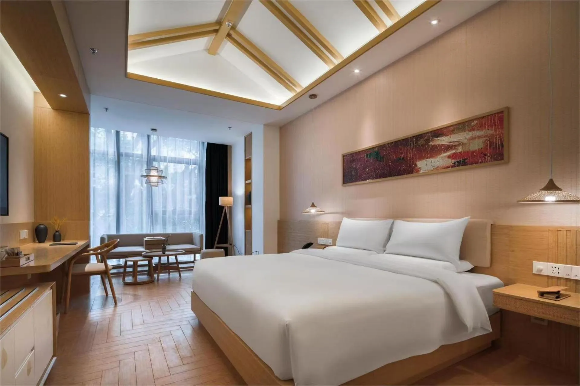 Photo of the whole room, Bed in Atour X Hotel Shenzhen Futian CBD Chegongmiao