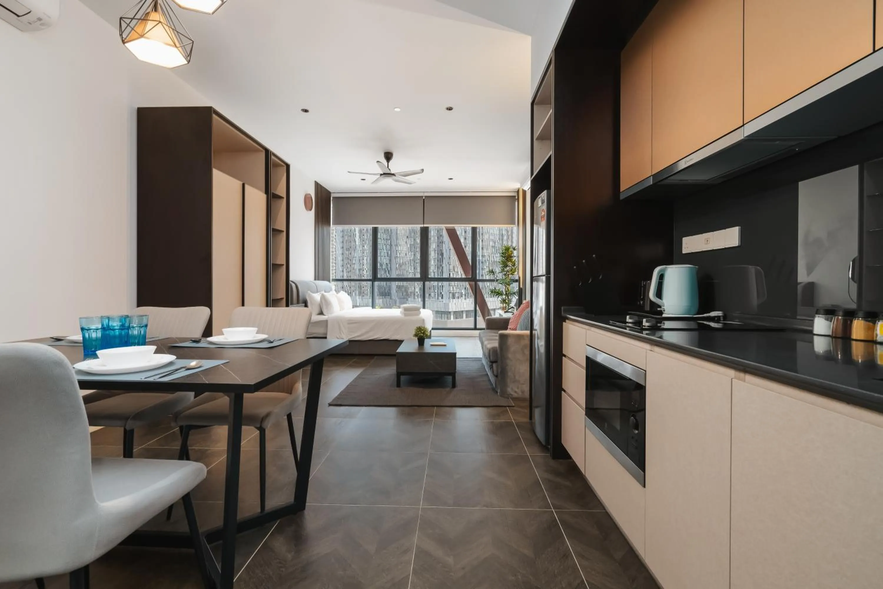 Bed in Scarletz KLCC Apartments by soulasia