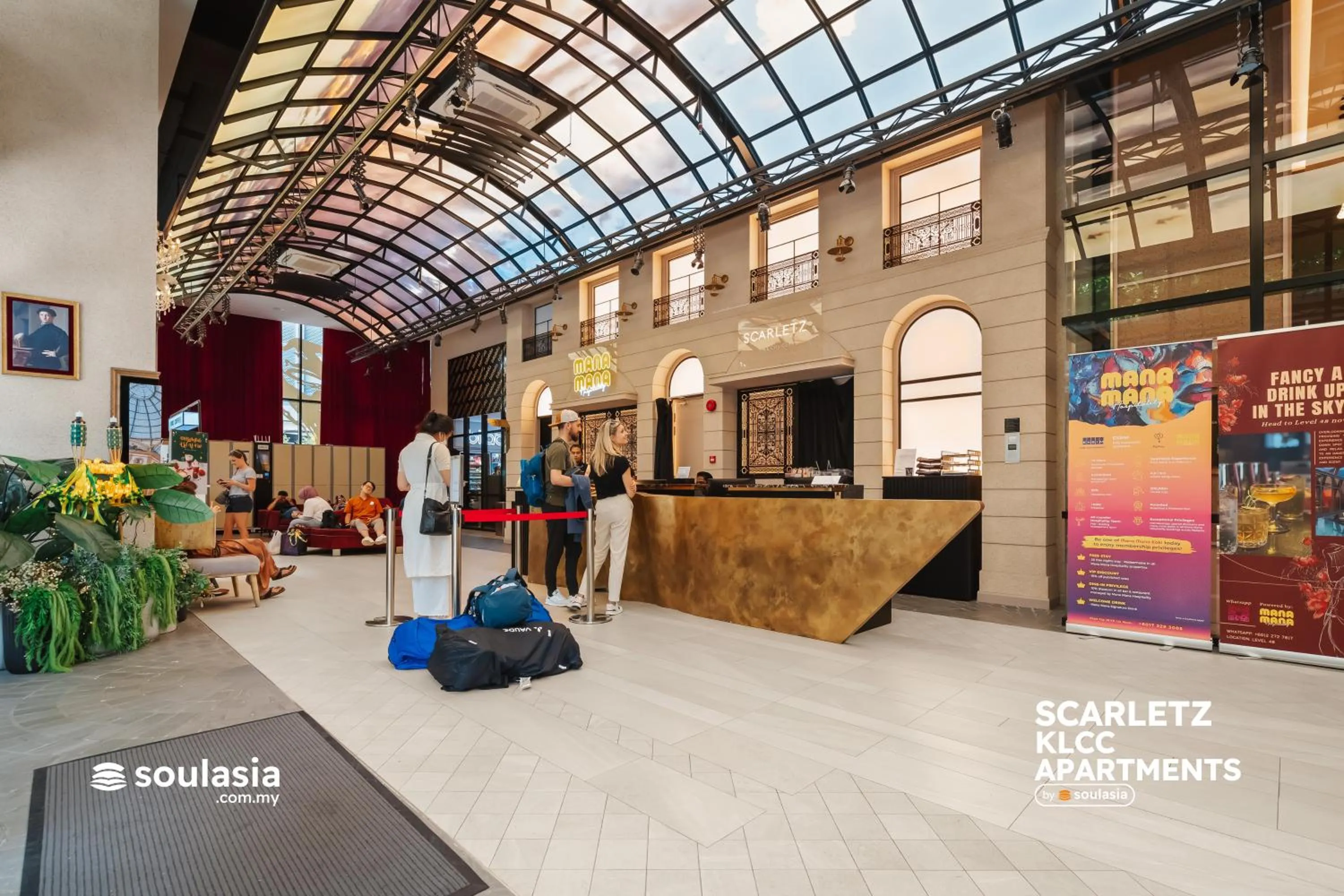 Lobby or reception in Scarletz KLCC Apartments by soulasia