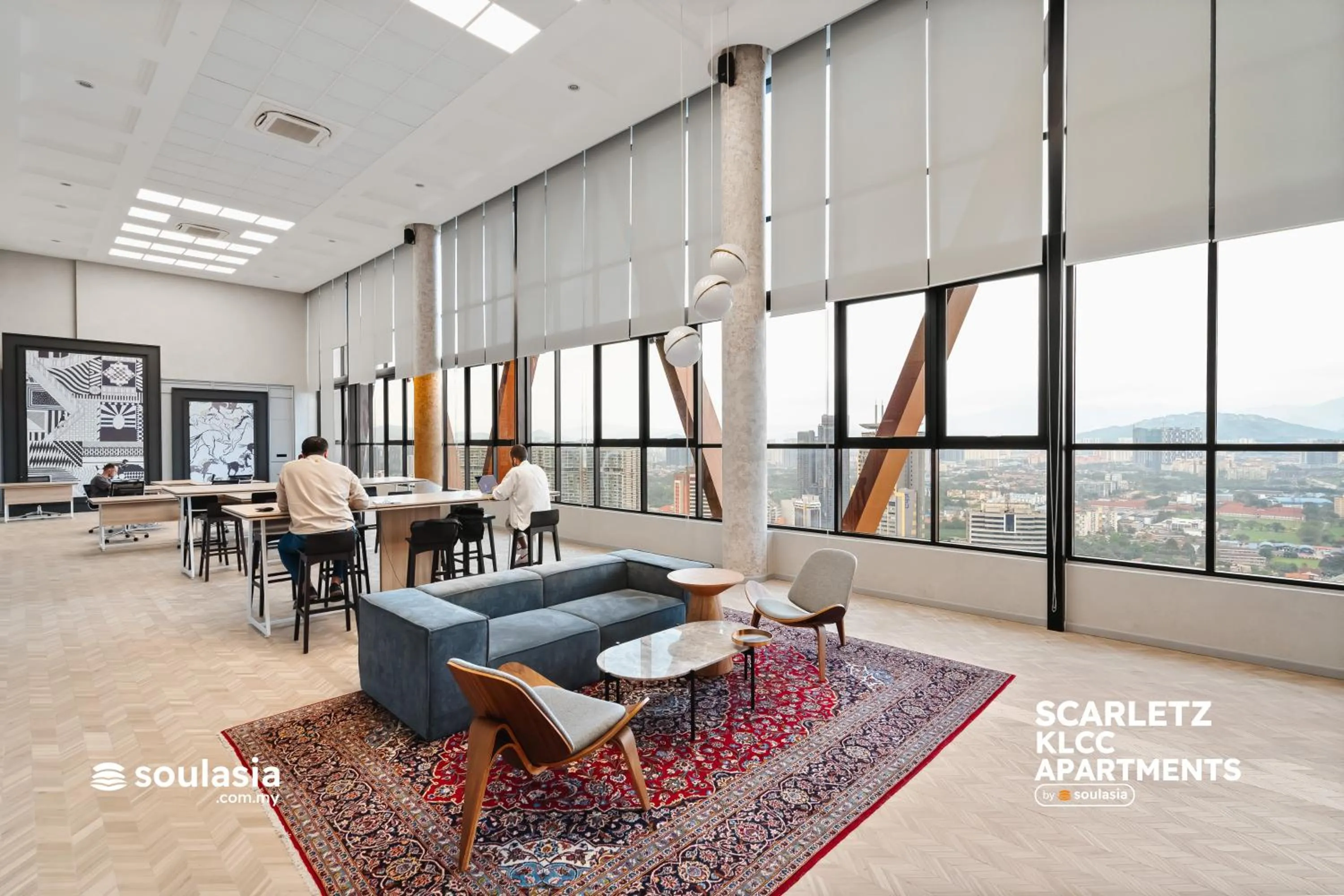 Business facilities in Scarletz KLCC Apartments by soulasia