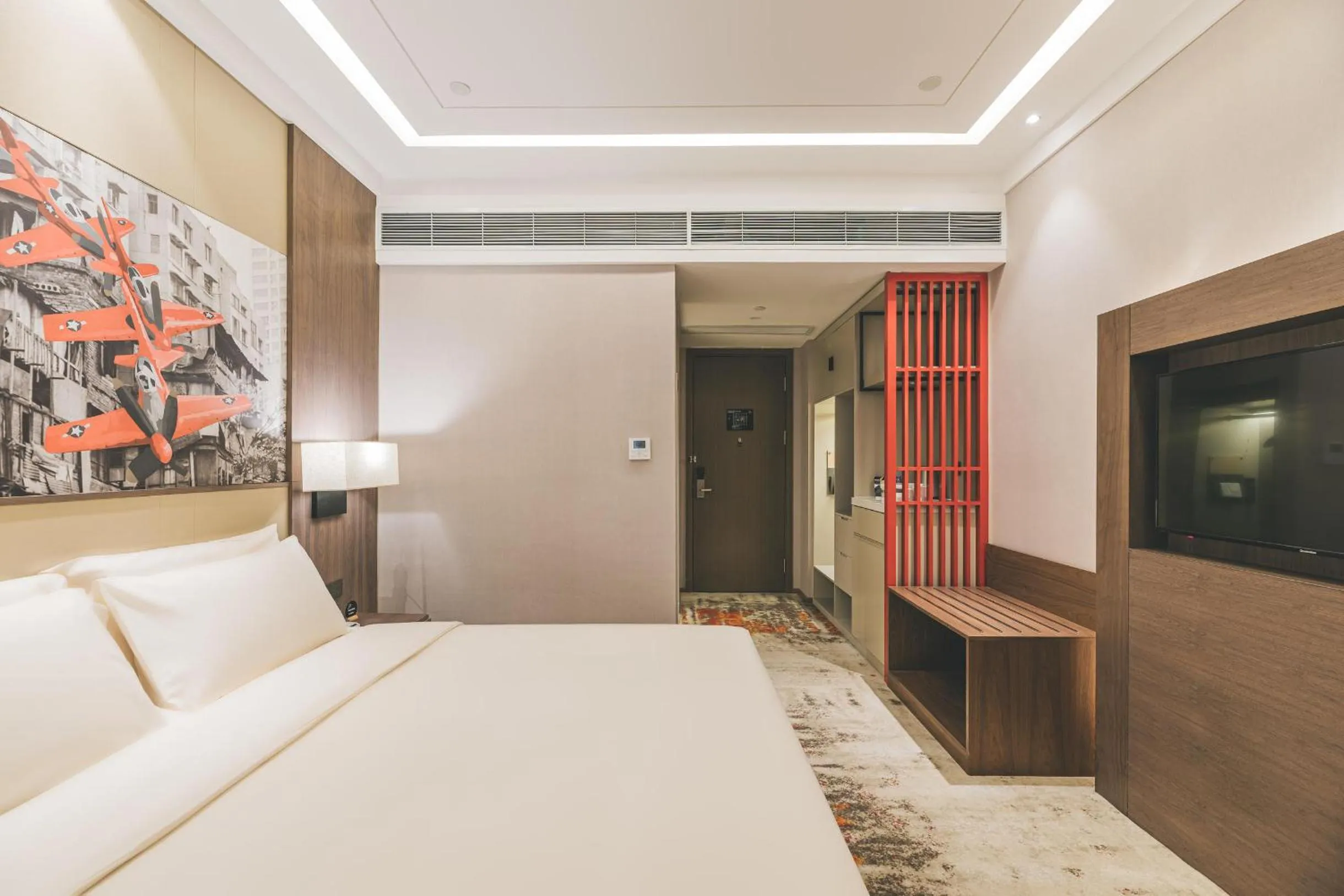Bed in Atour Hotel Guanyin Bridge Chongqing