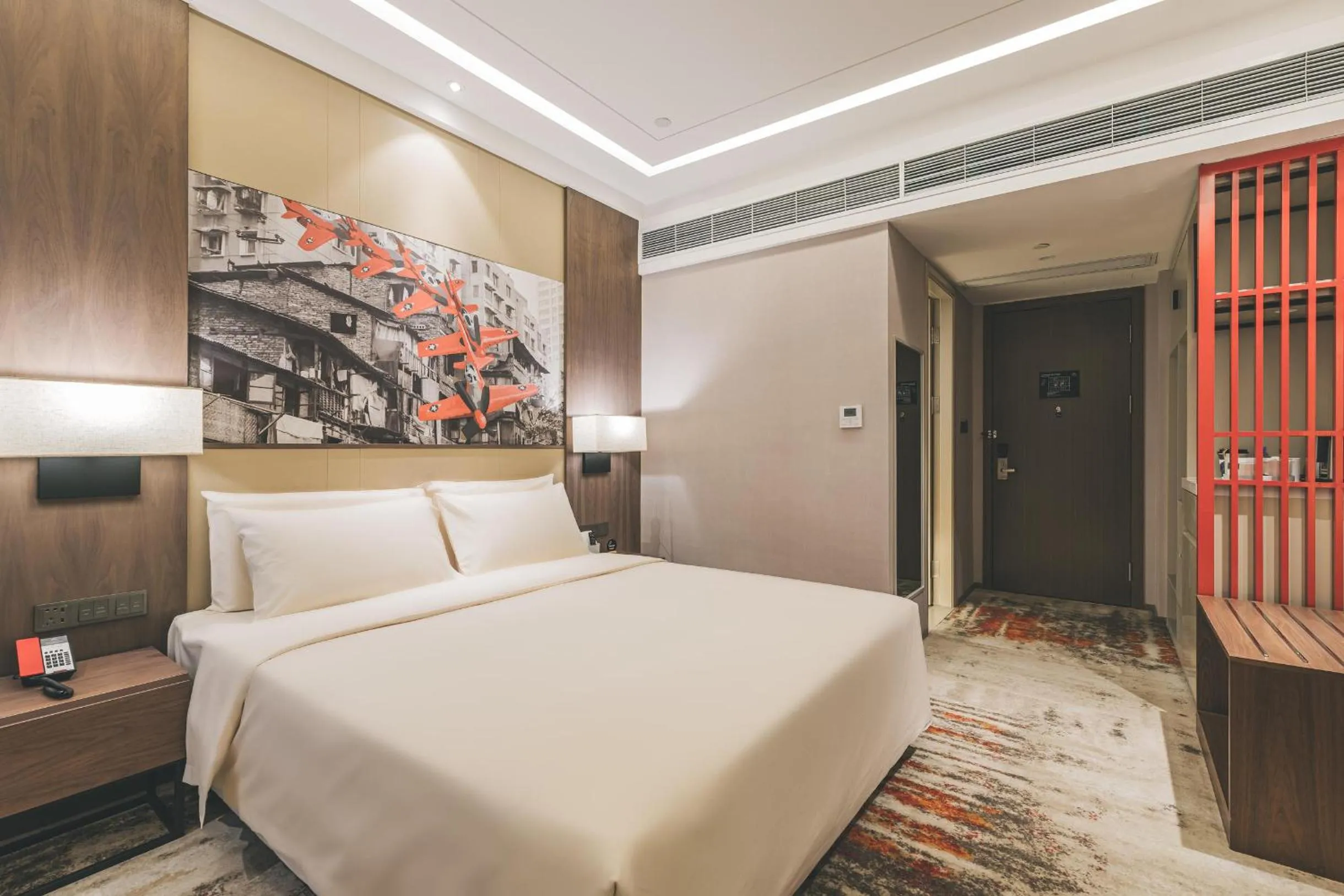 Bed in Atour Hotel Guanyin Bridge Chongqing