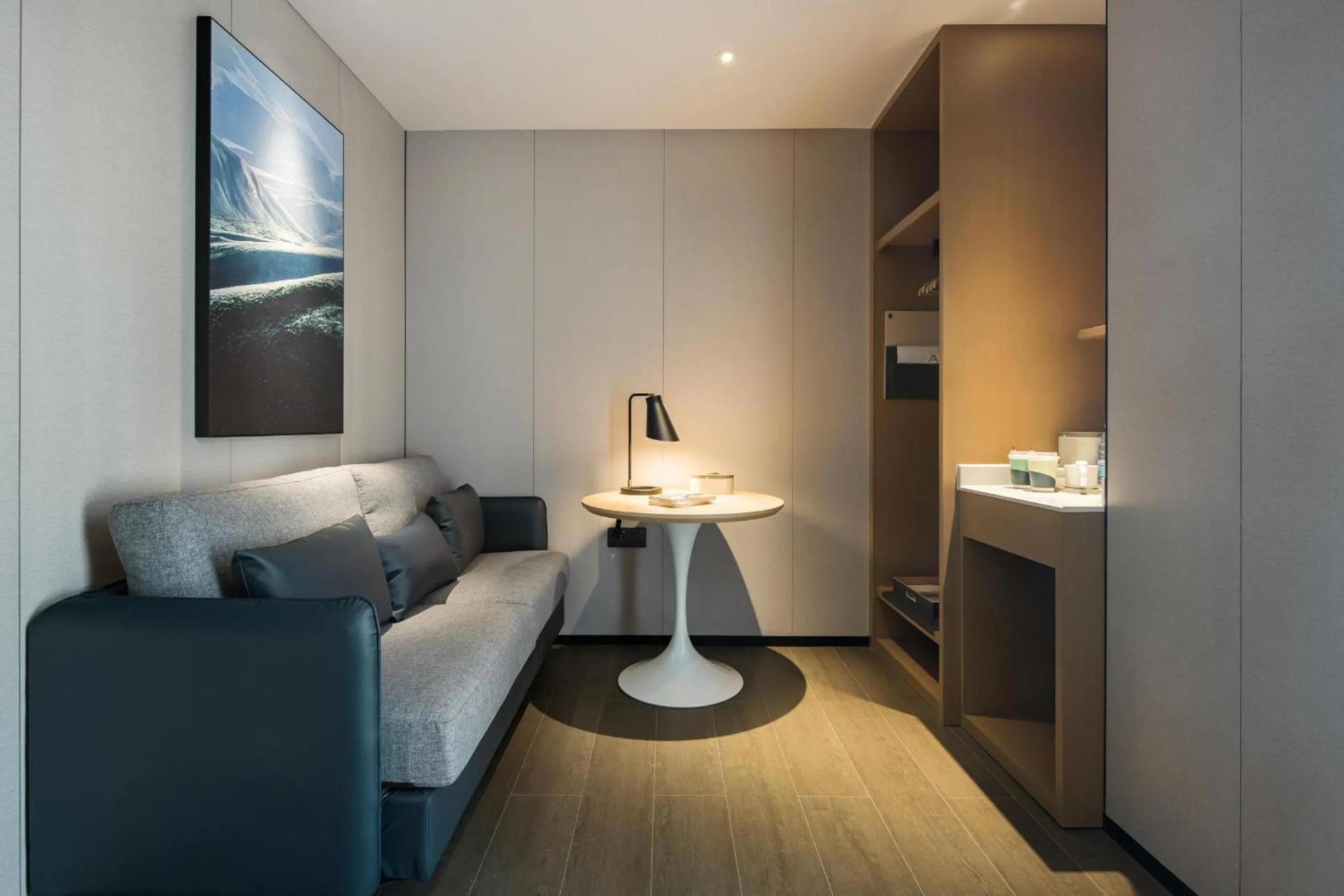 Bed in Atour Hotel Chongqing Qibo Center