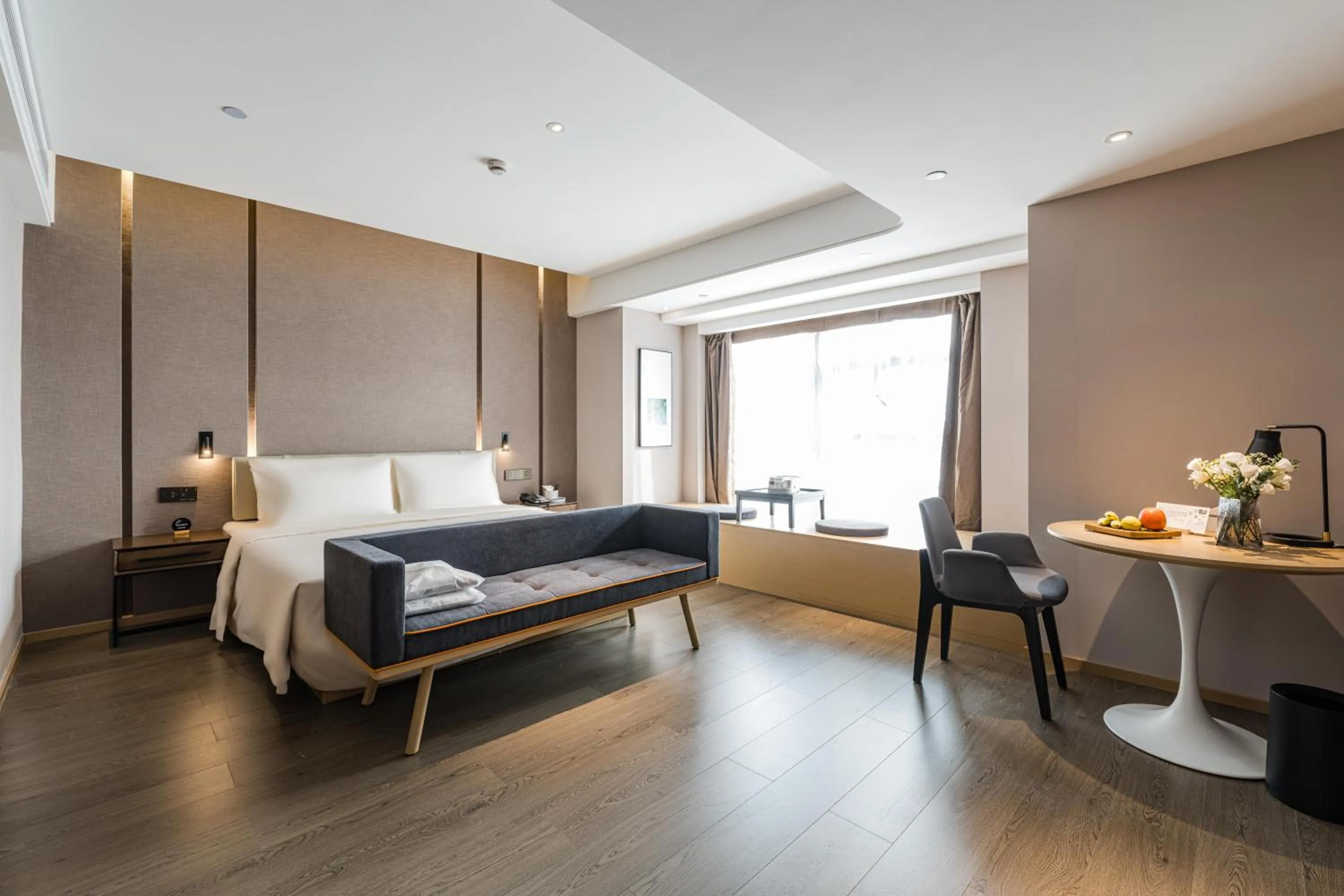 Bed in Atour Hotel Chengdu Taikoo Li Future Center
