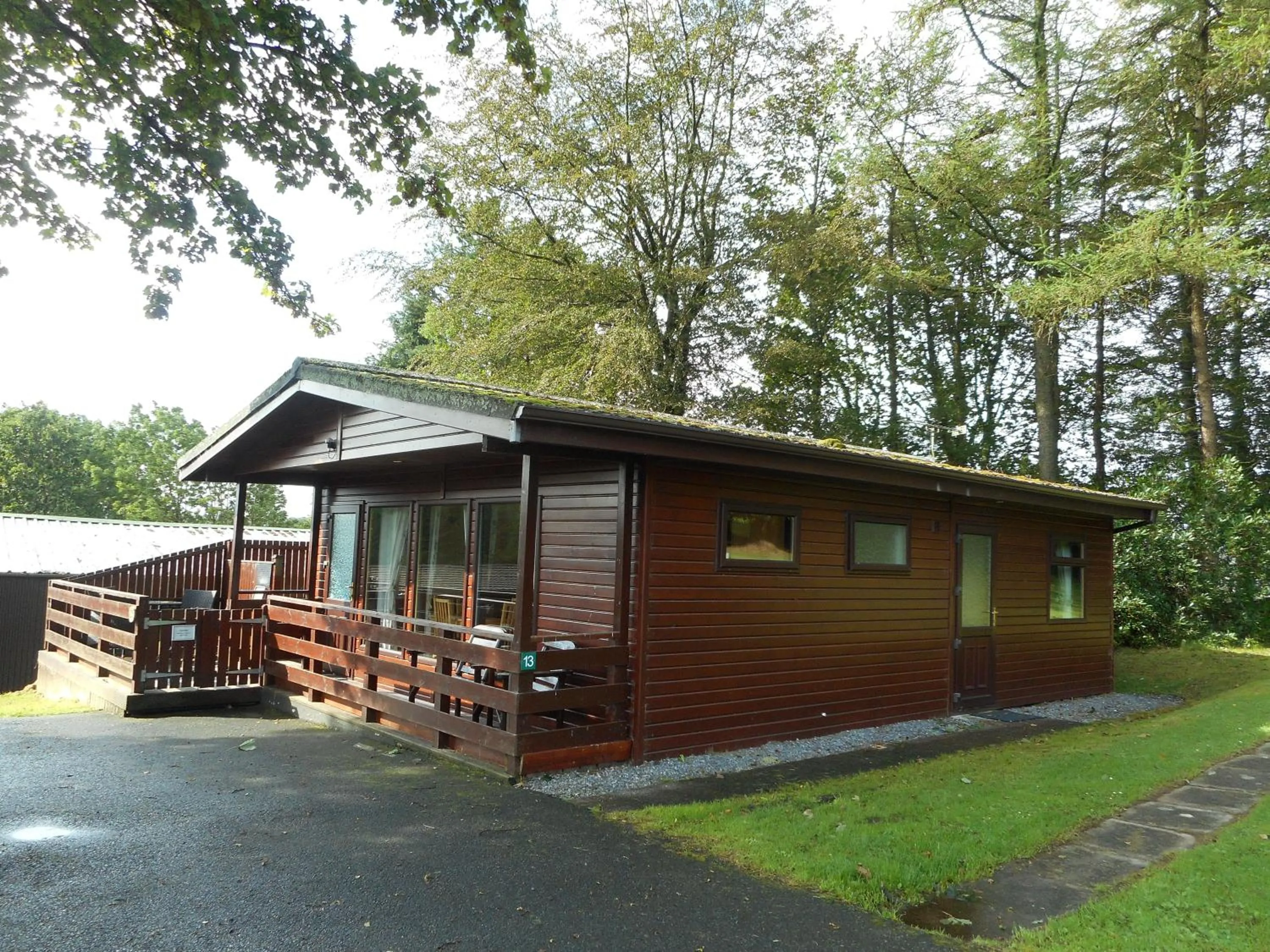 Property building in Birch Lodge 13 with Hot Tub