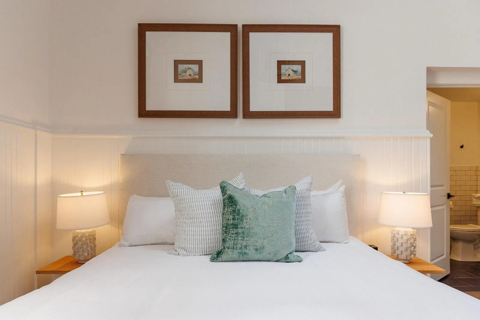 Bed in Fire Station One Boutique Hotel