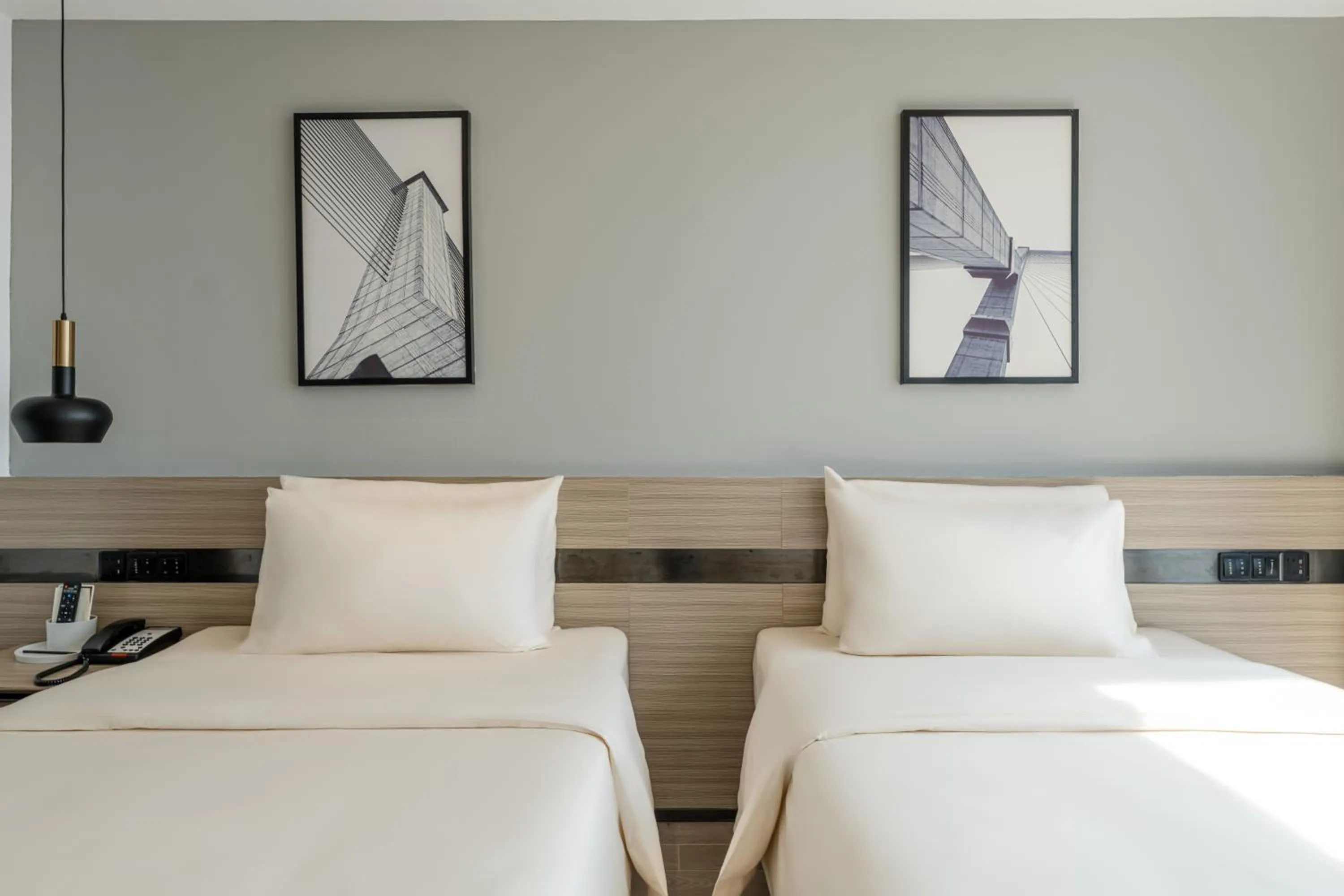 Bed in Atour Hotel Suzhou Railway Station North Square Bole Shi