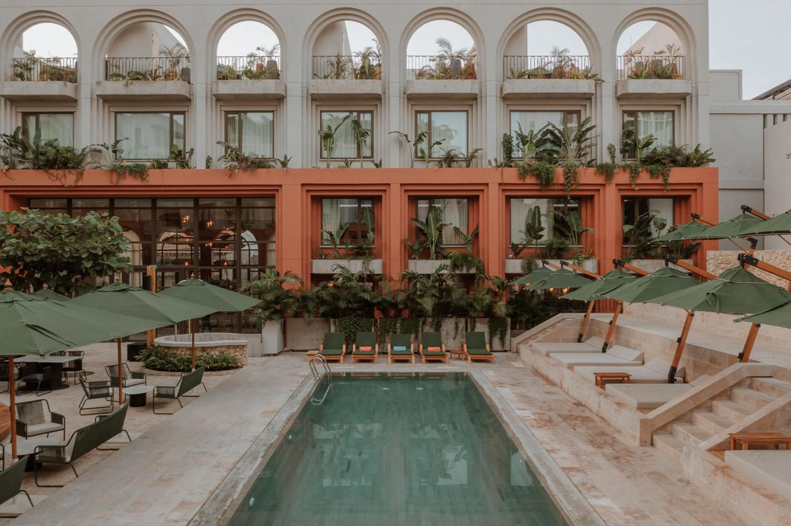 Swimming pool in Osh Hotel Cartagena