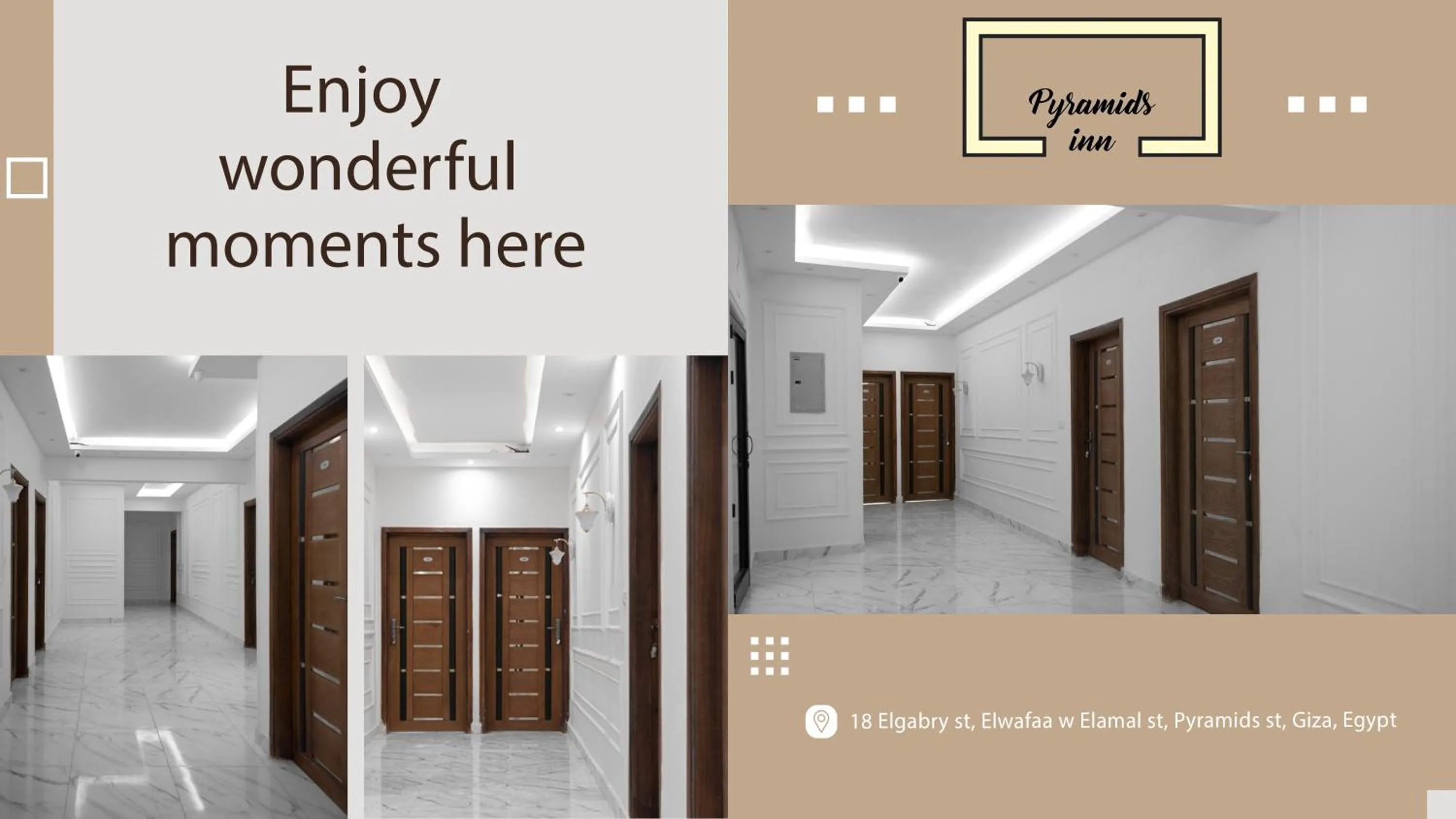 Property building in PR Pyramids Inn