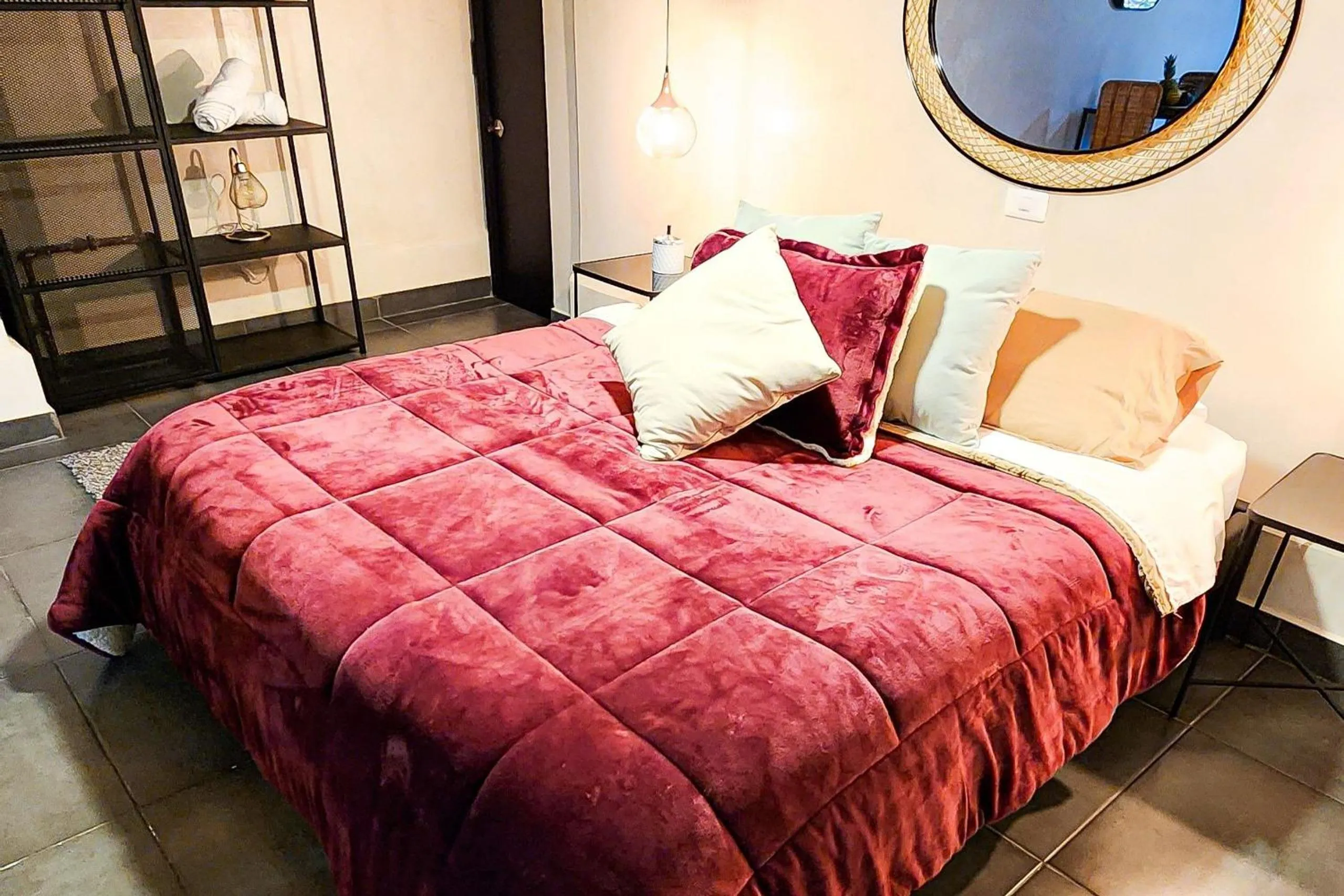 Bed in Monet Luxury Loft