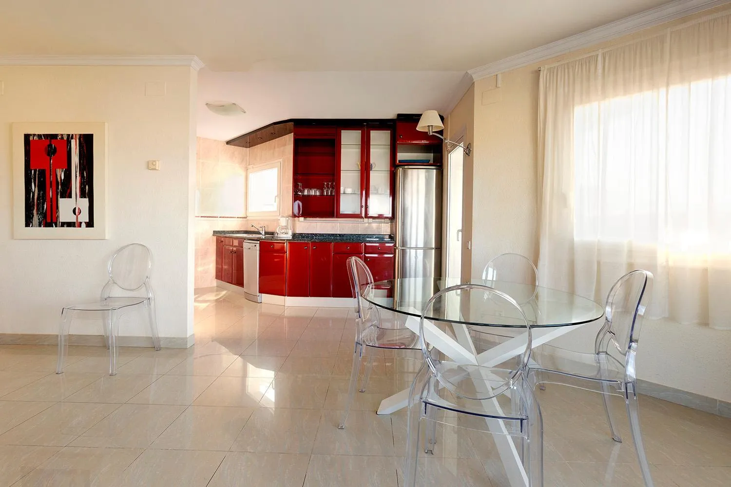 Dining area in Apartamentos Empuriabrava Maurici Park