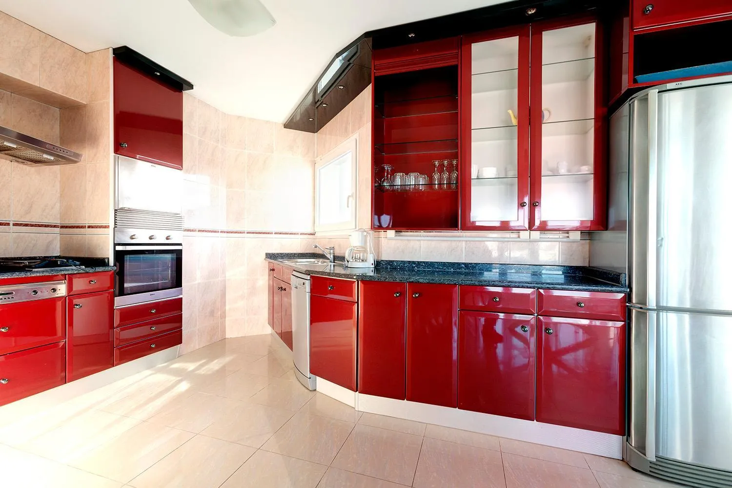 Kitchen or kitchenette in Apartamentos Empuriabrava Maurici Park