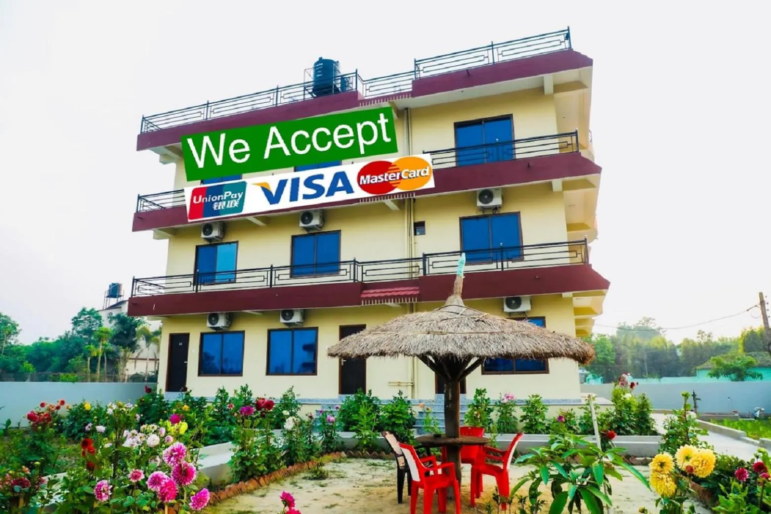 Property building in Hotel Nepal Inn Sauraha