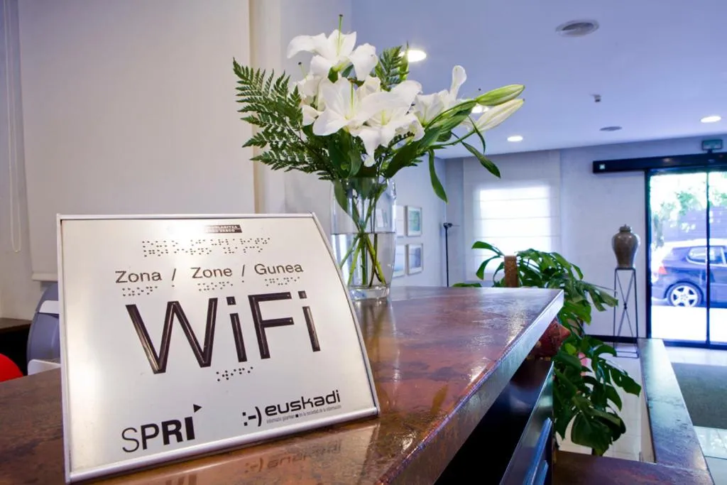 Lobby or reception in Hotel Ibiltze