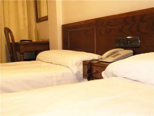 Bed in Hotel Ibiltze