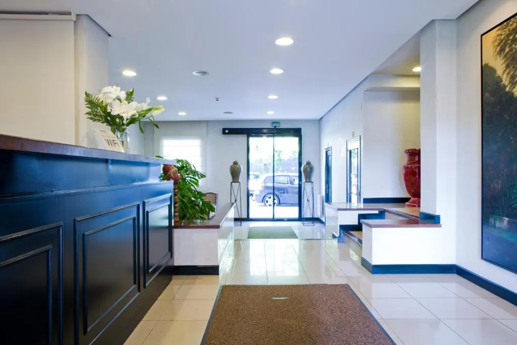 Lobby or reception in Hotel Ibiltze