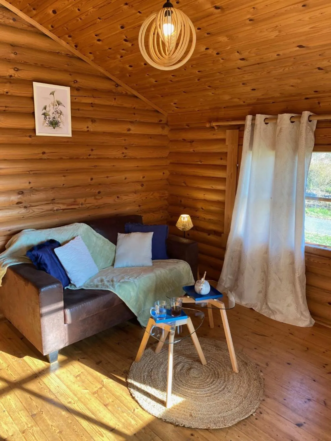Living room in Camping écovillage Soleil du Pibeste
