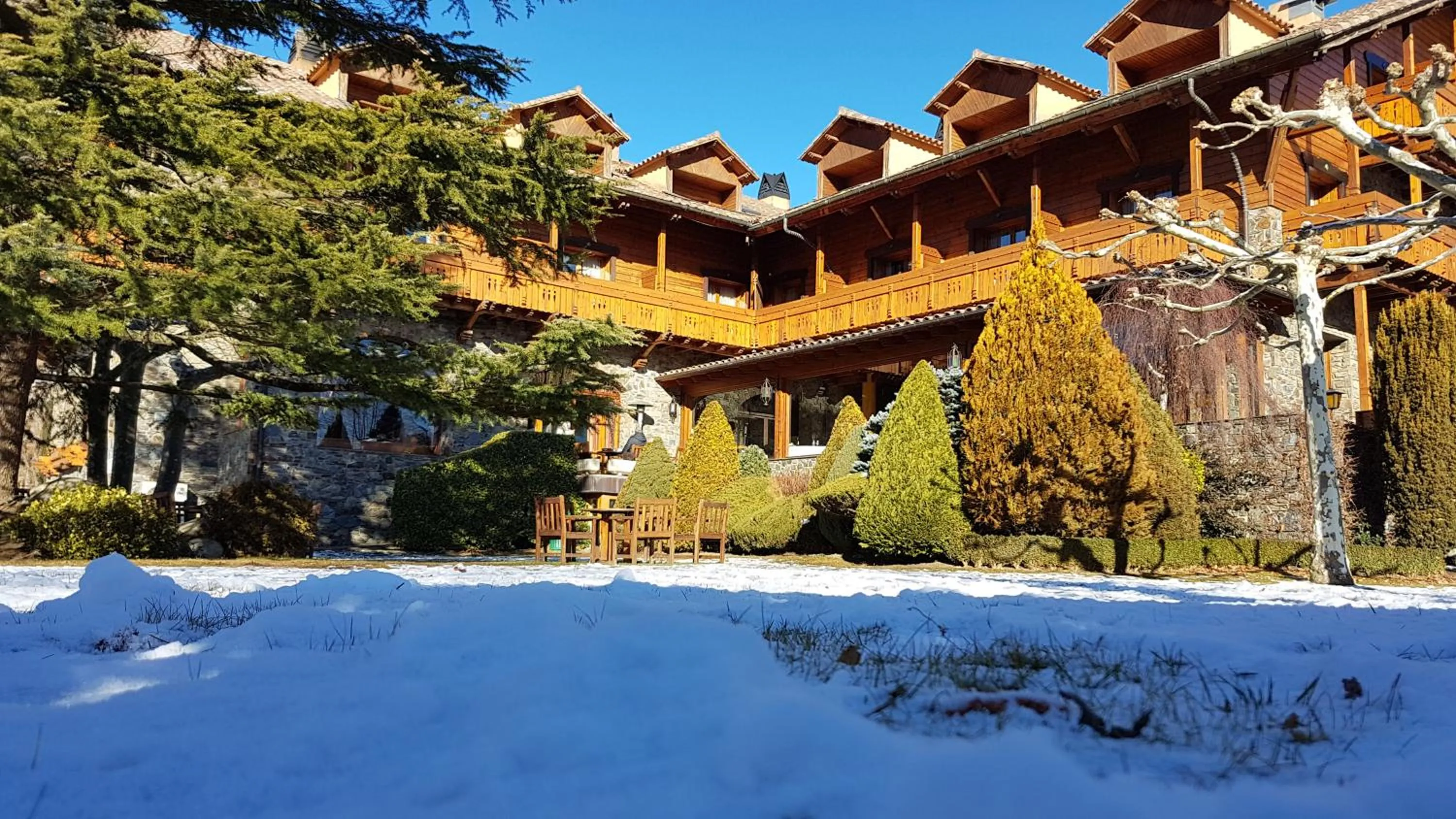 Garden in Hotel Grèvol Spa