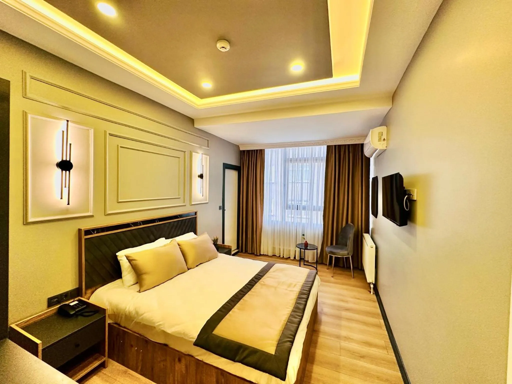 Bedroom, Bed in Skymoon Istanbul Airport Hotel