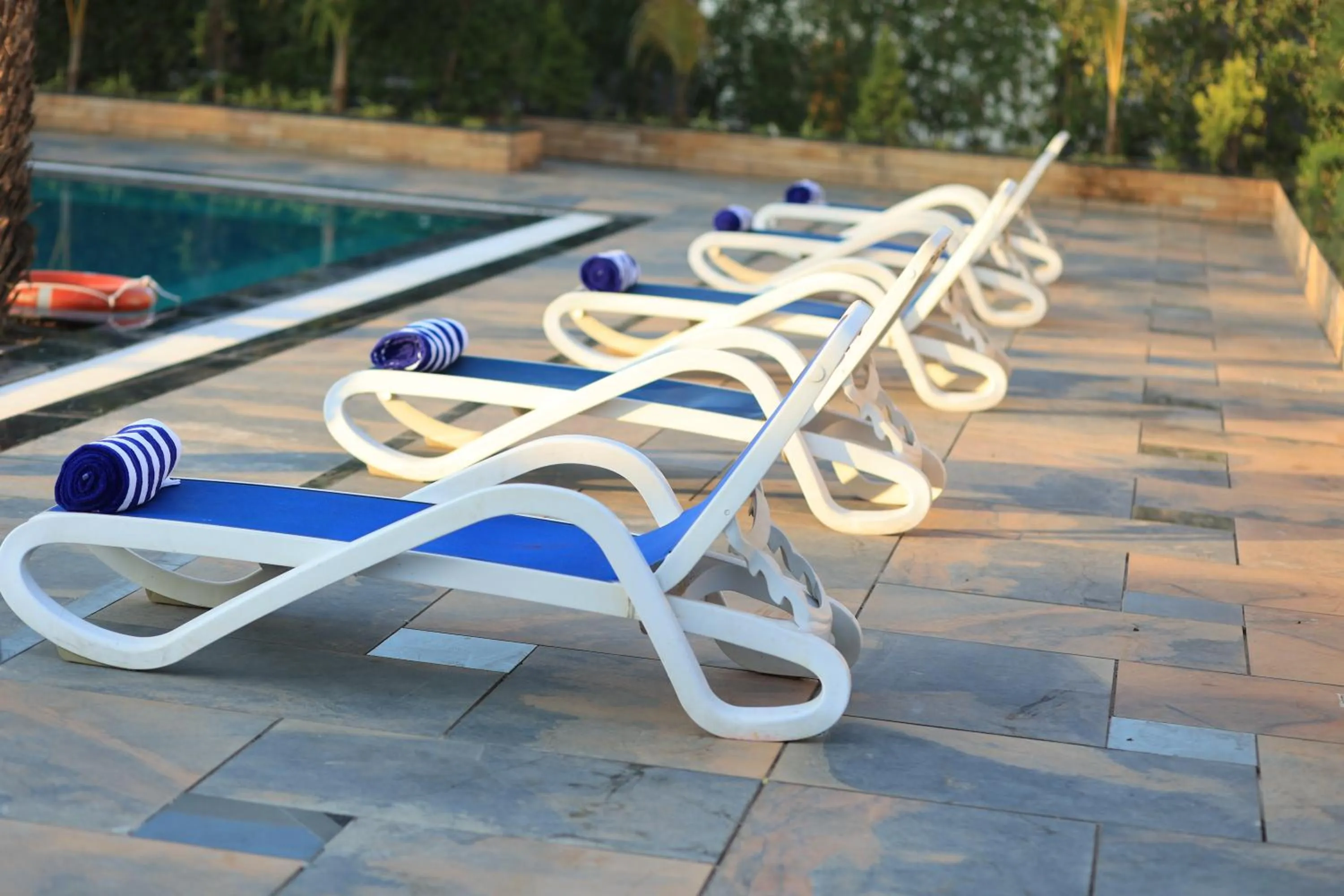 Swimming pool in Krishna Hotel And Resort