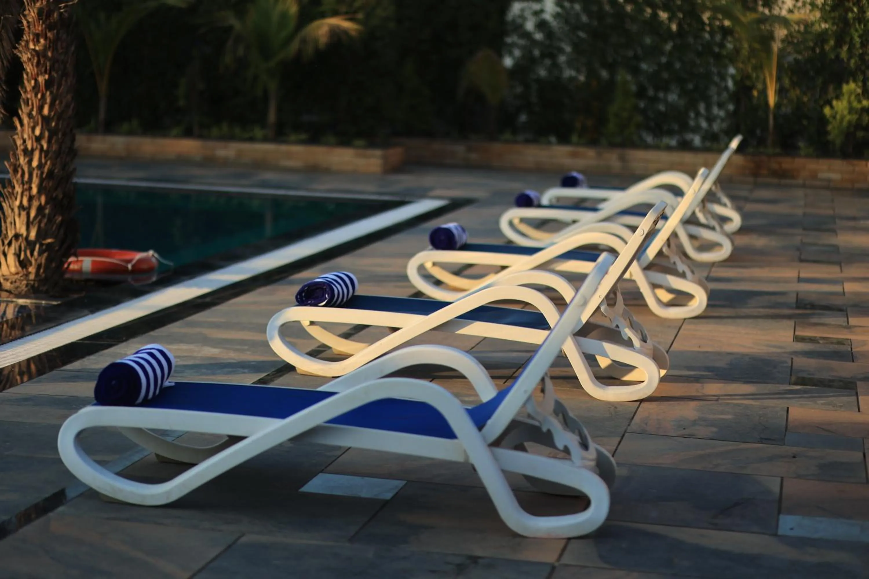 Swimming pool in Krishna Hotel And Resort