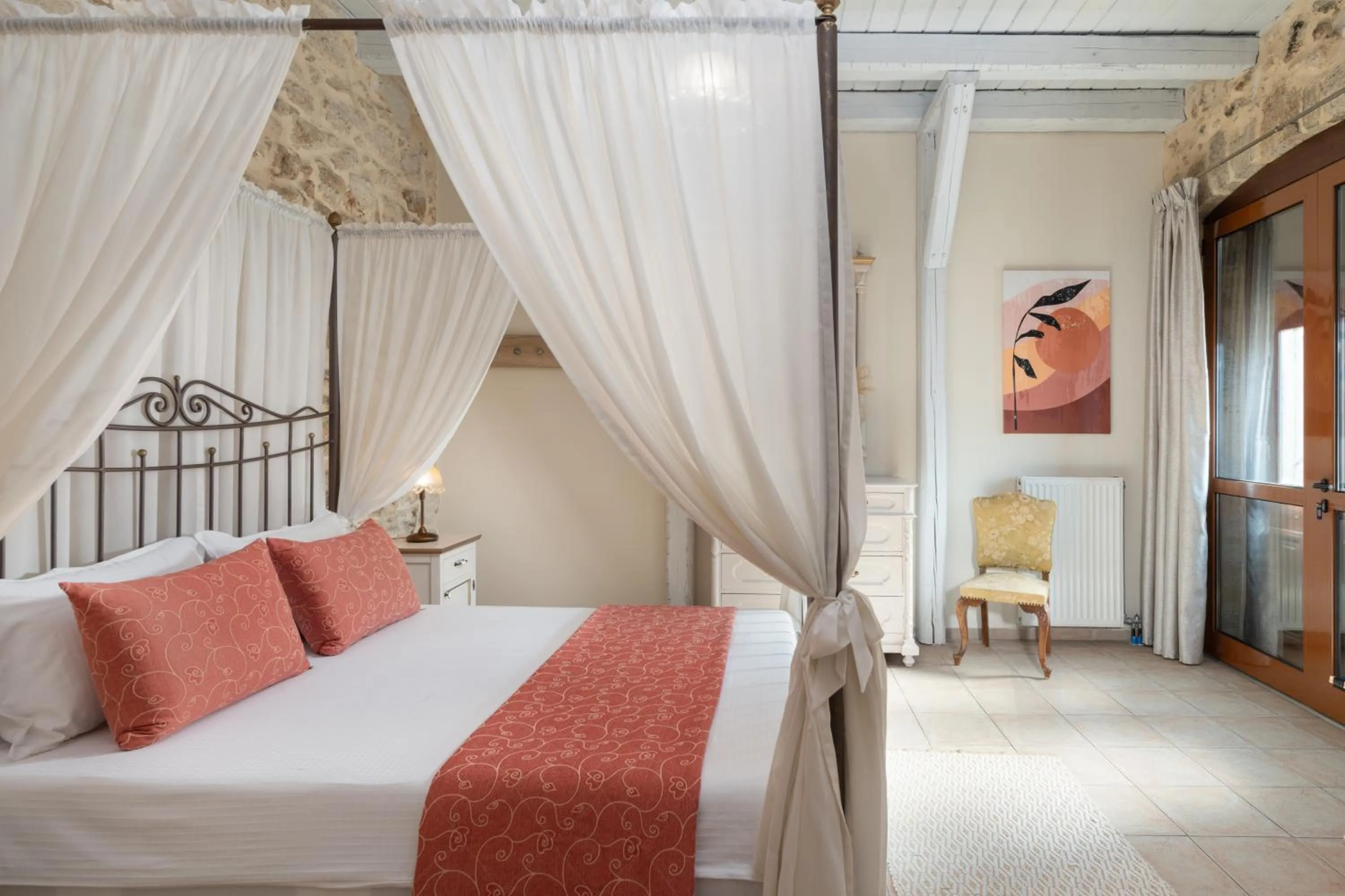 Bedroom, Bed in Arhontiko Arhanes Suites