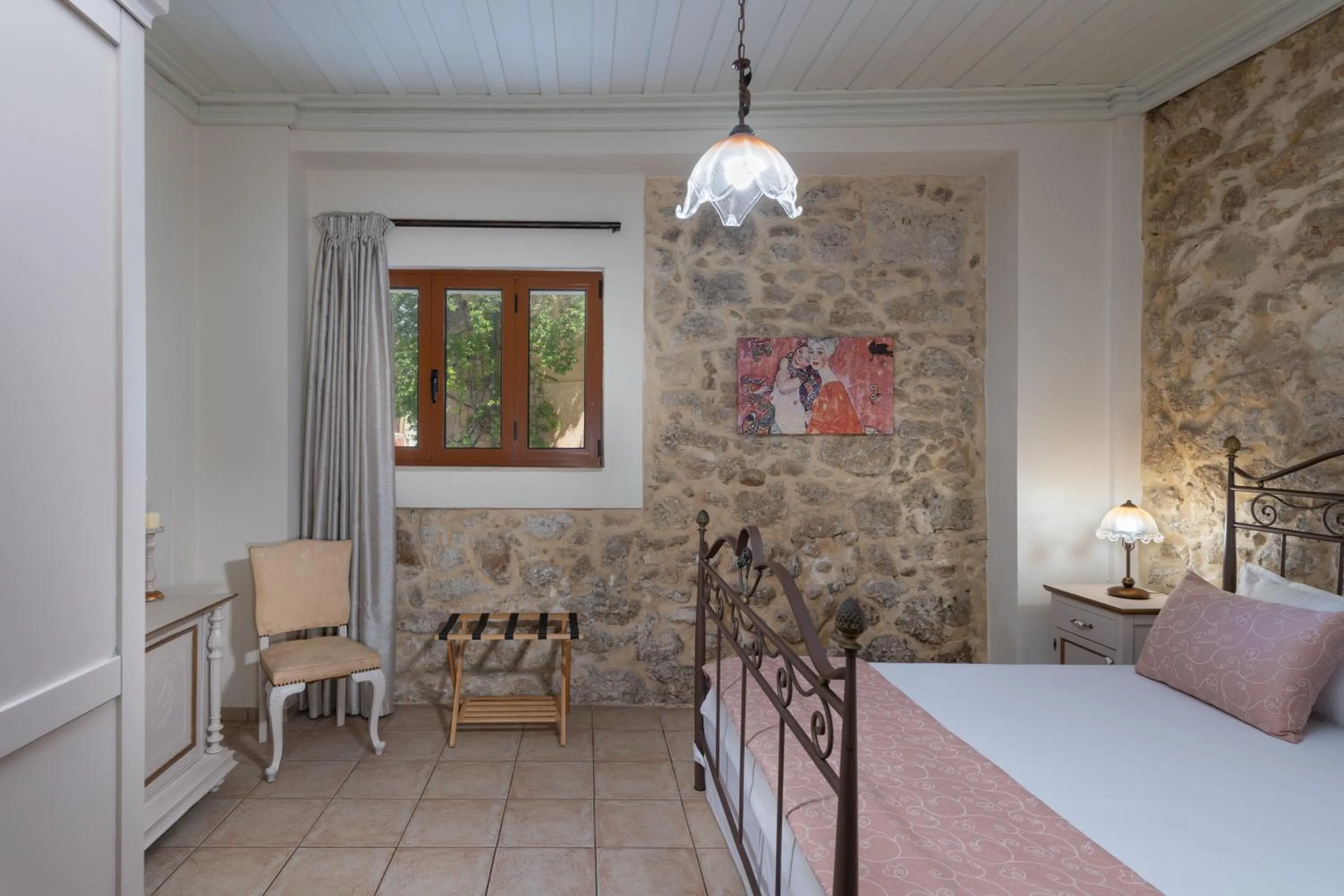 Bedroom, Bed in Arhontiko Arhanes Suites