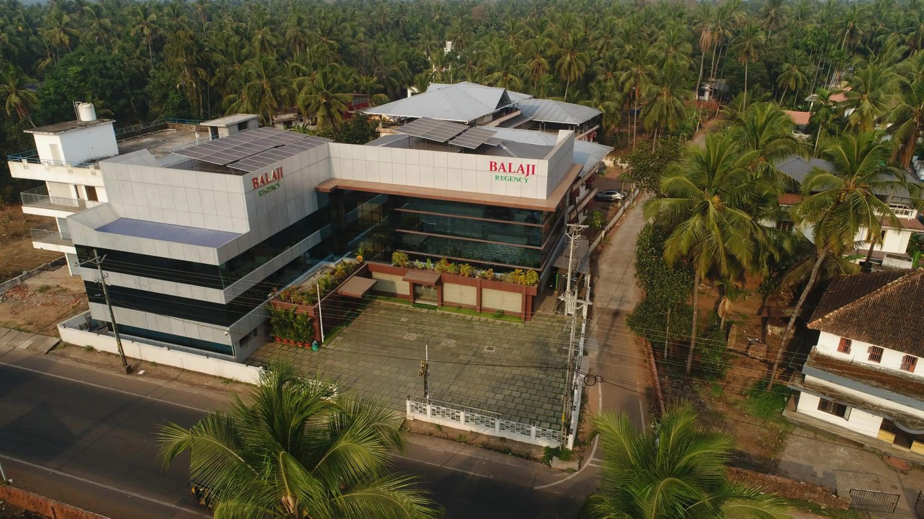 Street view in Balaji Regency Kanhangad